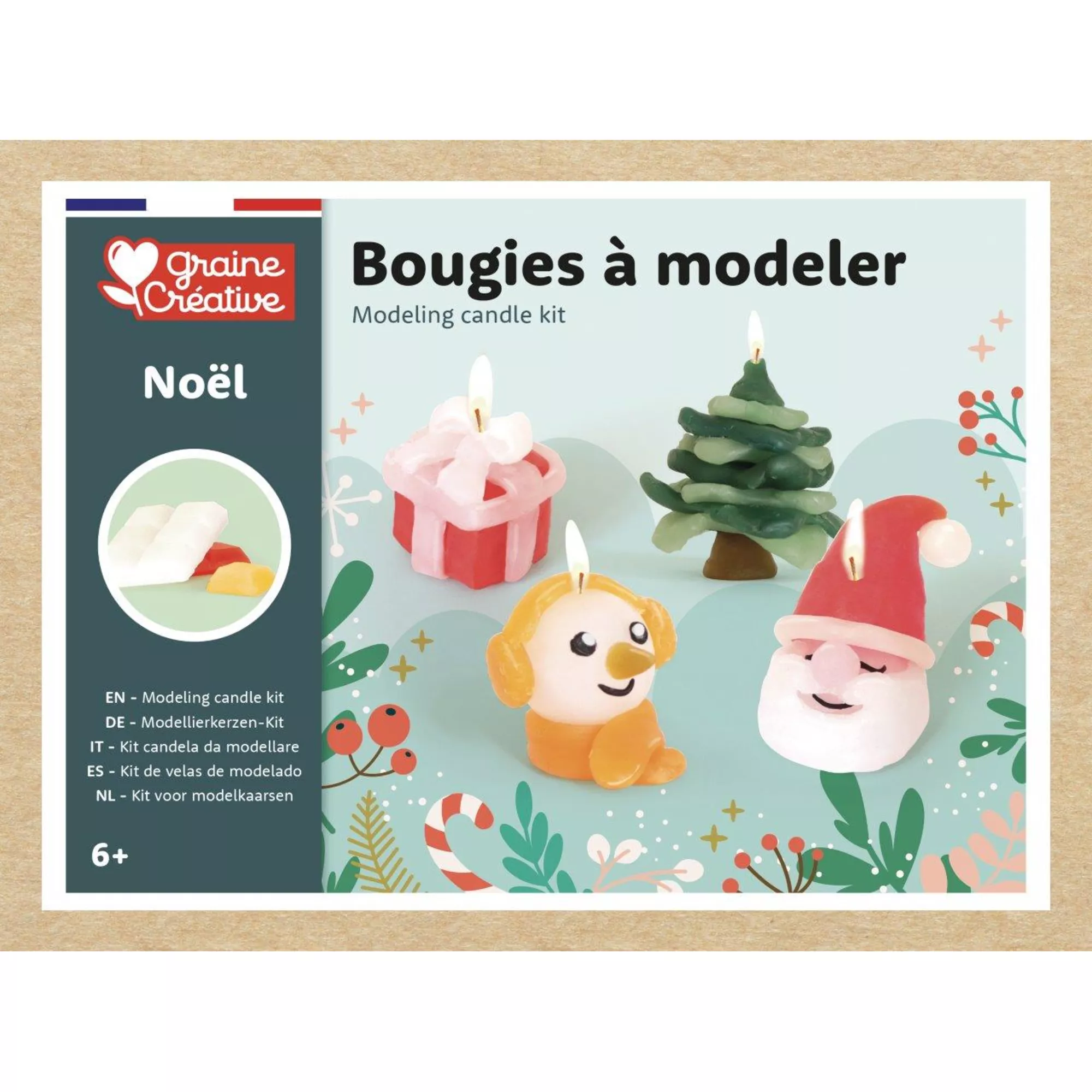 Graine Créative Modellierkerzen-Set