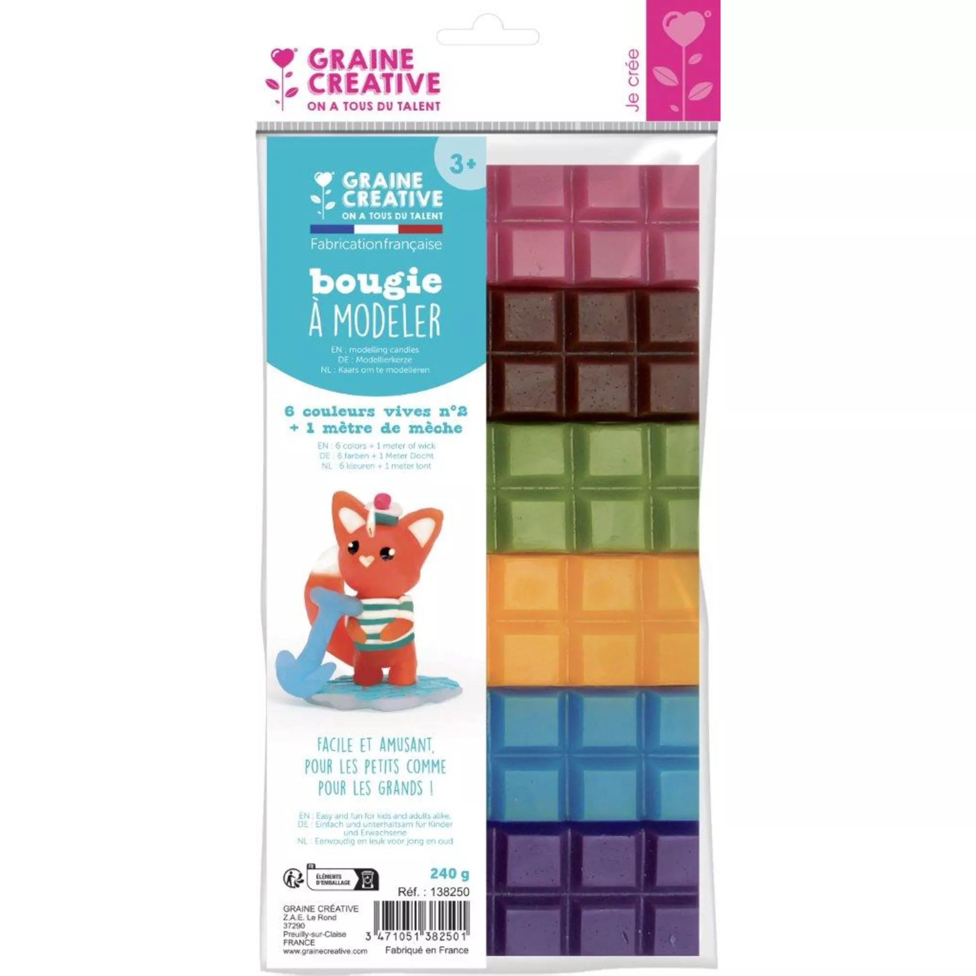 Graine Créative Modellierkerze, Nr. 2