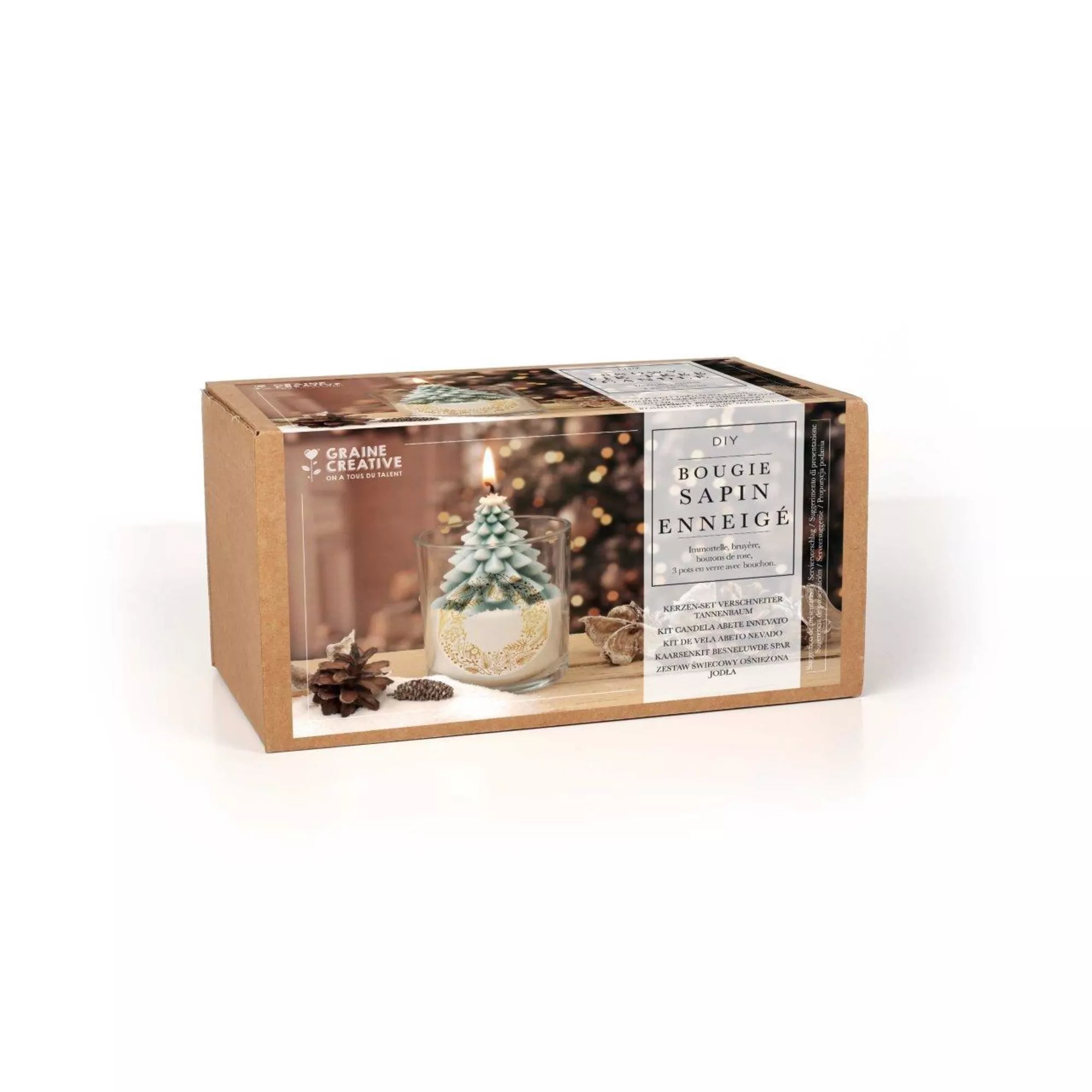 Graine Créative Kerzen-Set Tannenbaum