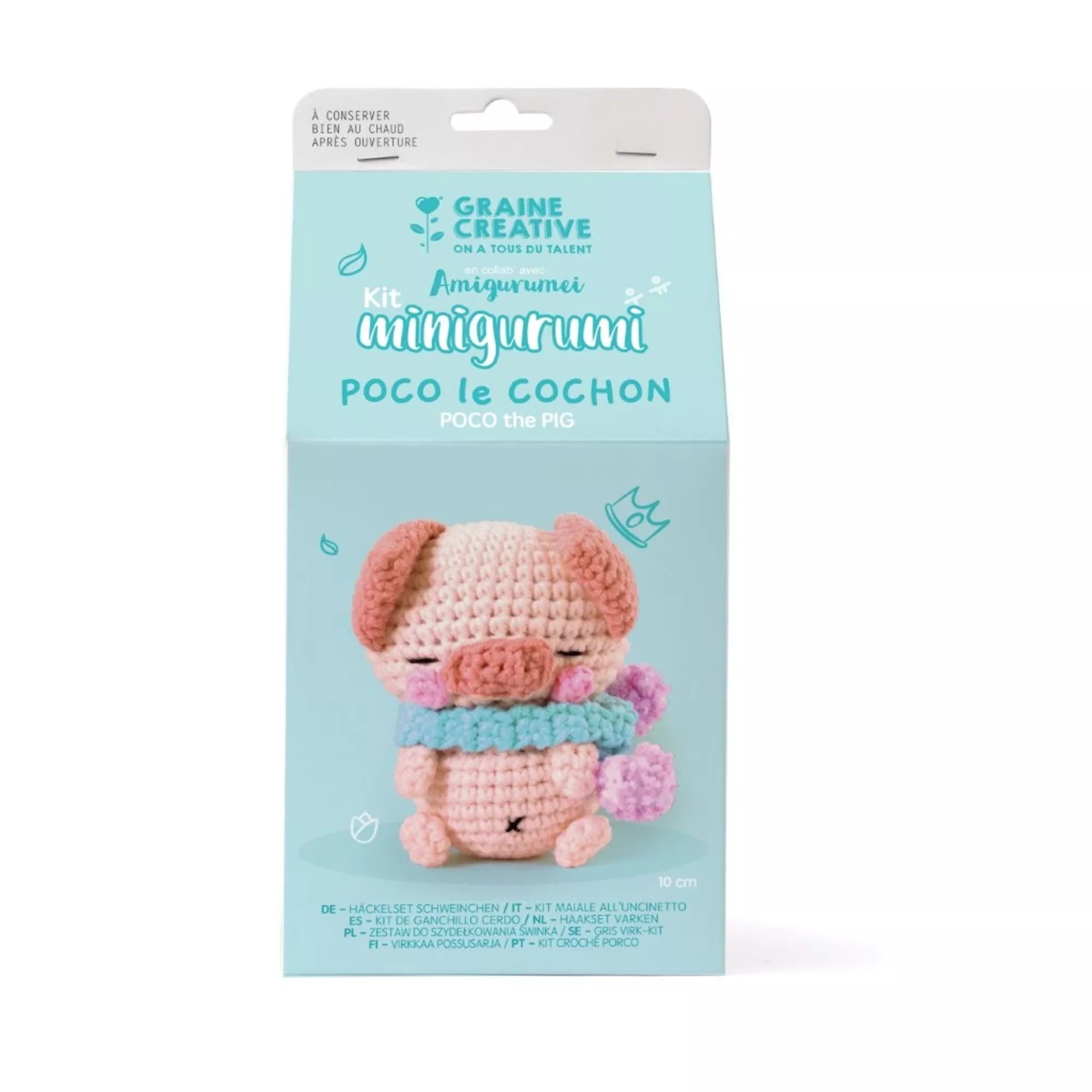 Graine Créative Minigurumi-Kit Schwein
