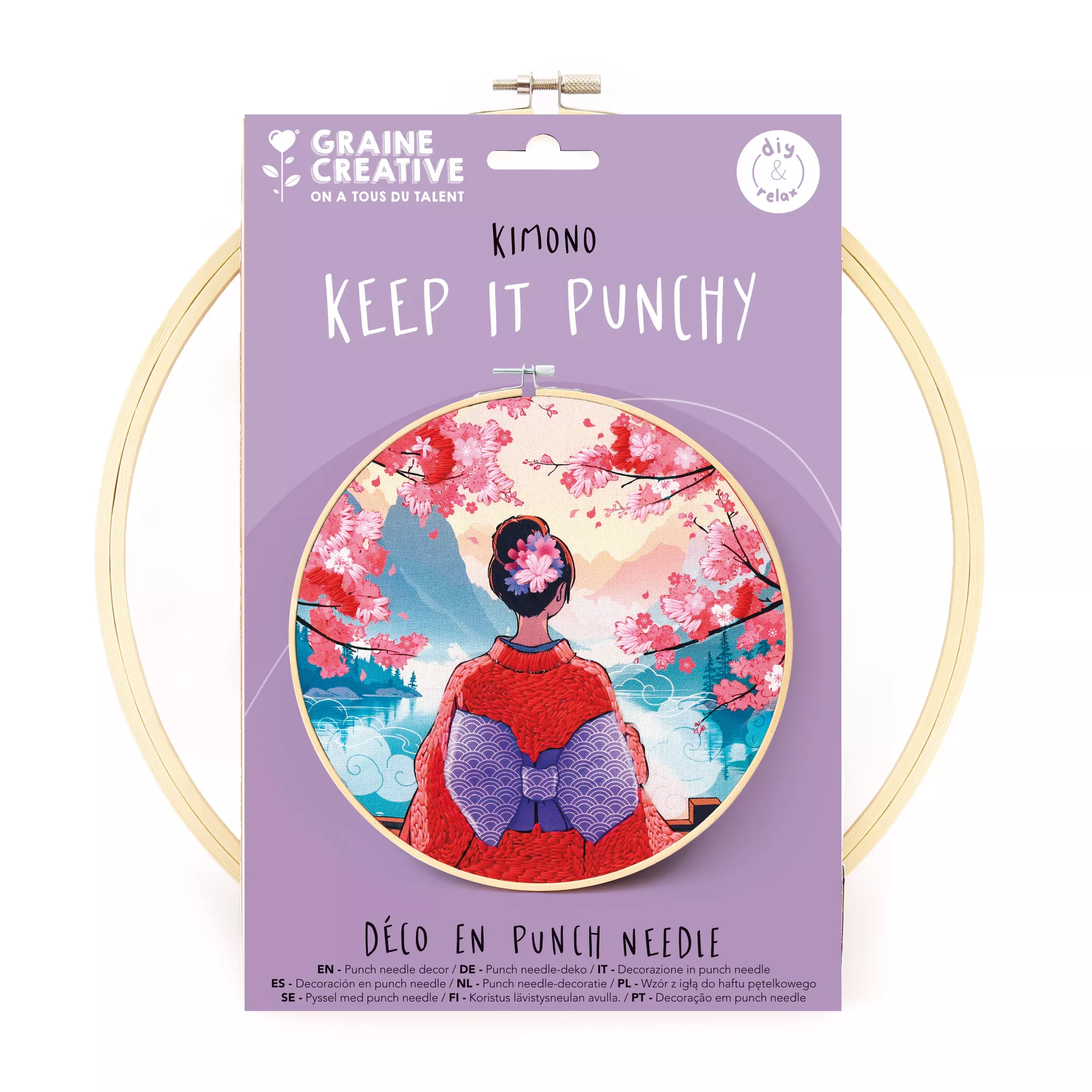 Graine Créative Punch Needle Set Kimono