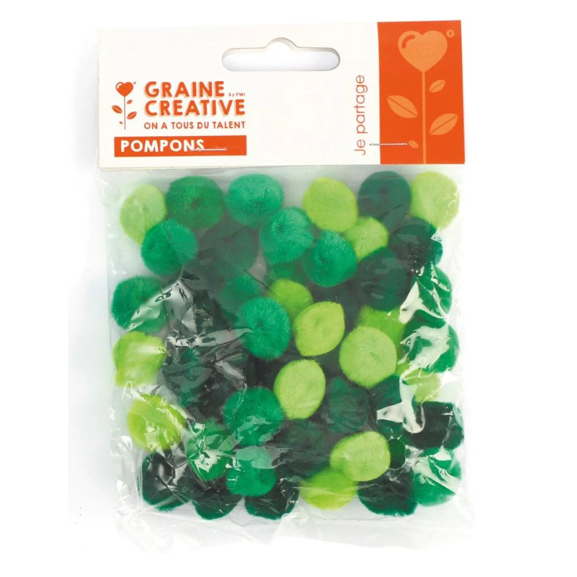 Graine Créative Pompons, Grüntöne