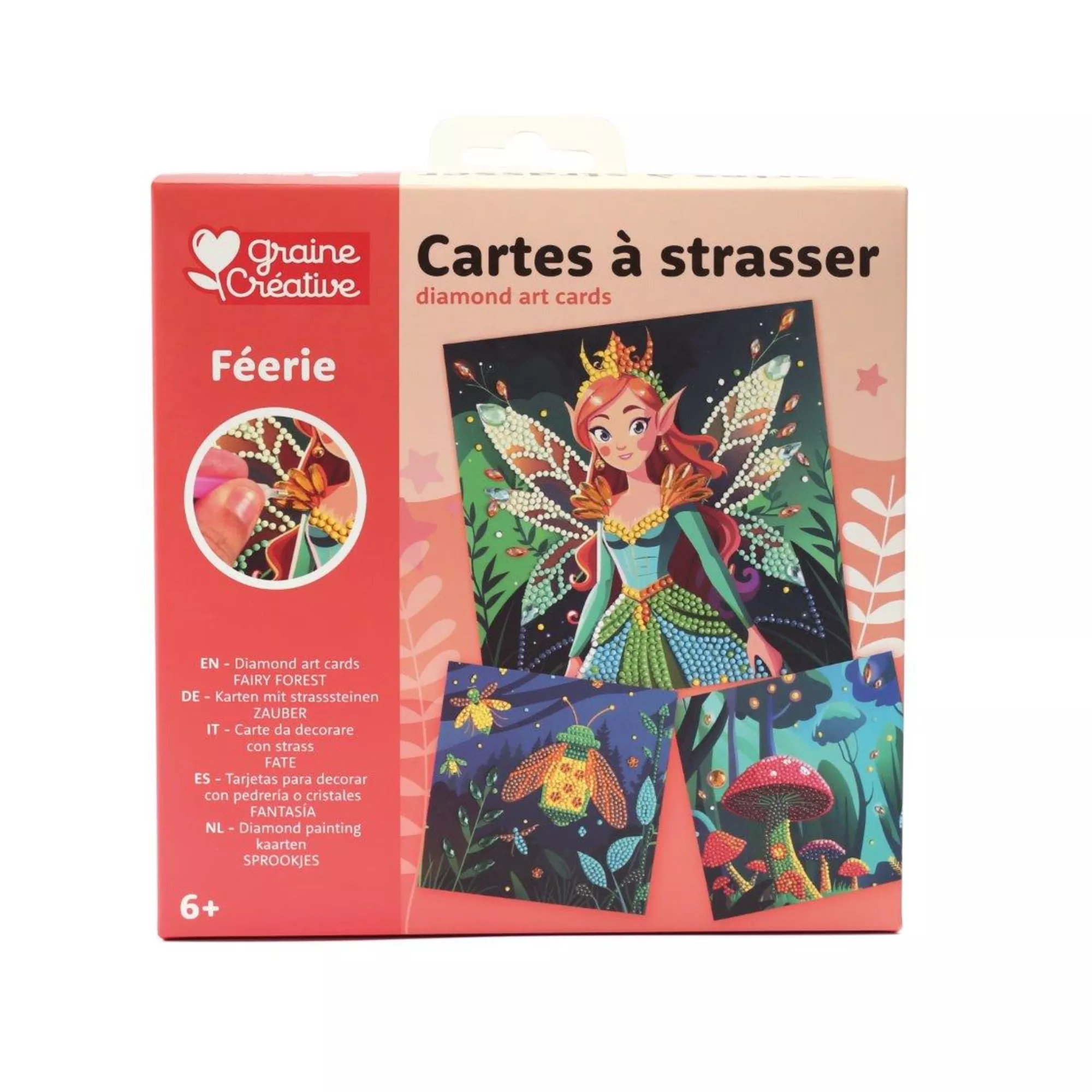 Graine Créative 3 Strasskarten, Feerie