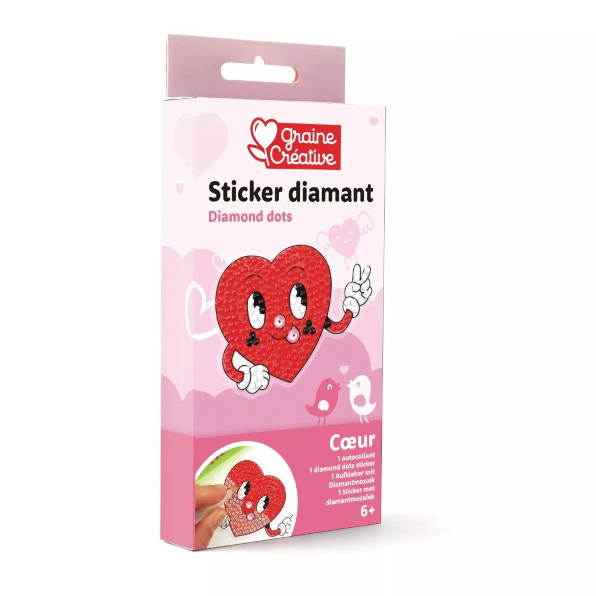 Graine Créative Diamond Dots Set Herz