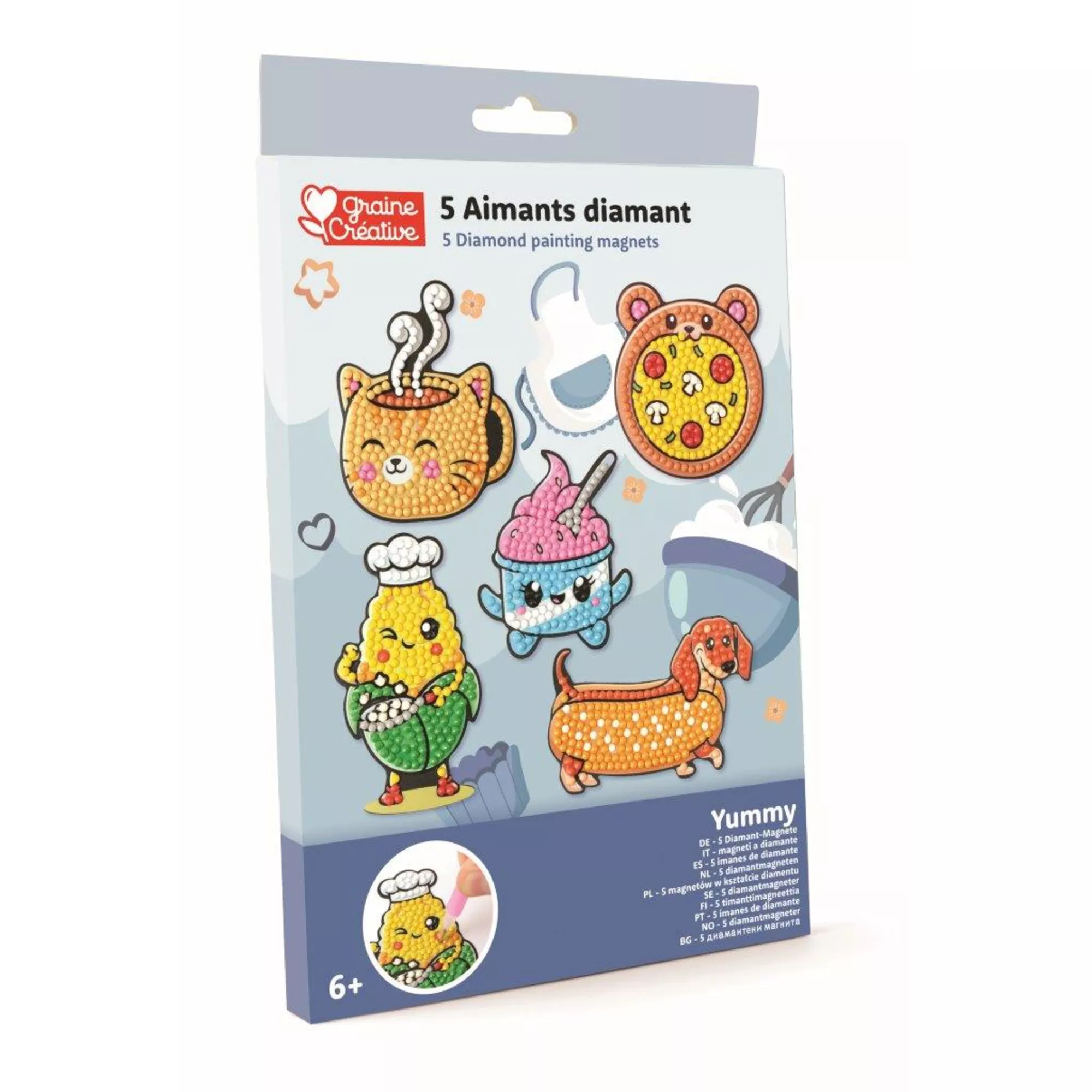 Graine Créative Diamant-Magnet-Set Kids