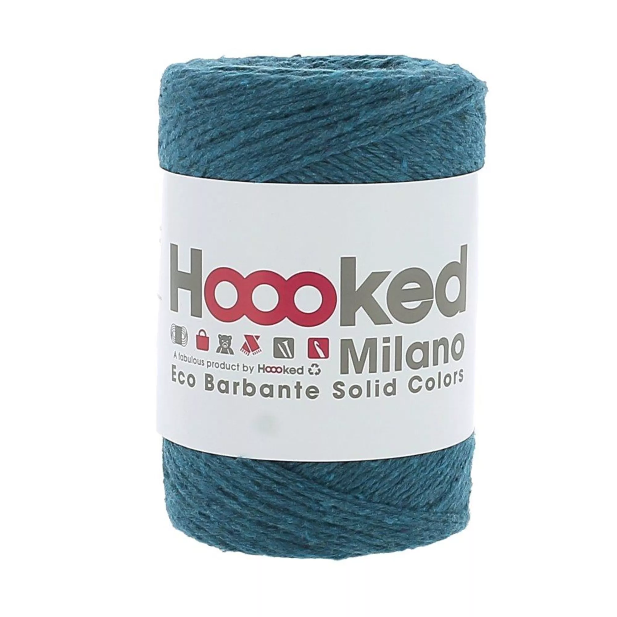Hoooked Milano Eco Barbante, Petrol