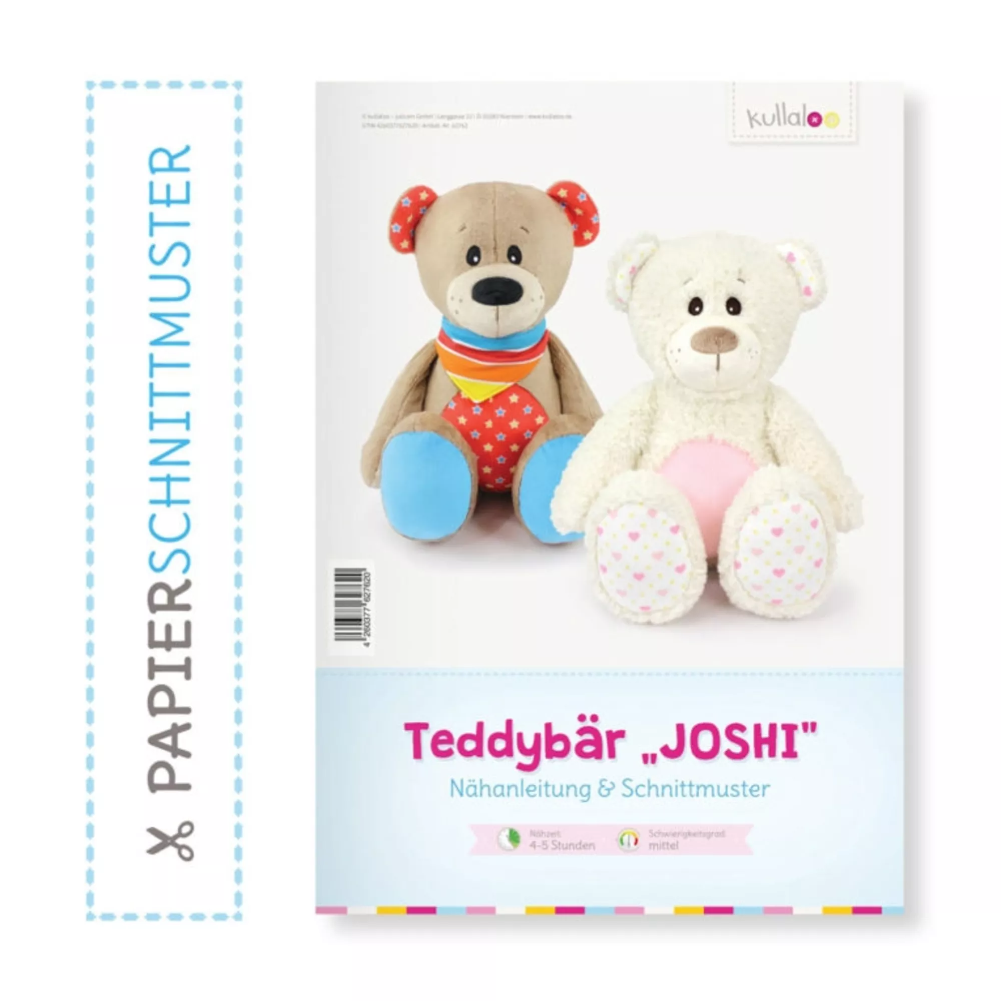 Kullaloo Schnittmuster Kuscheltier JOSHI