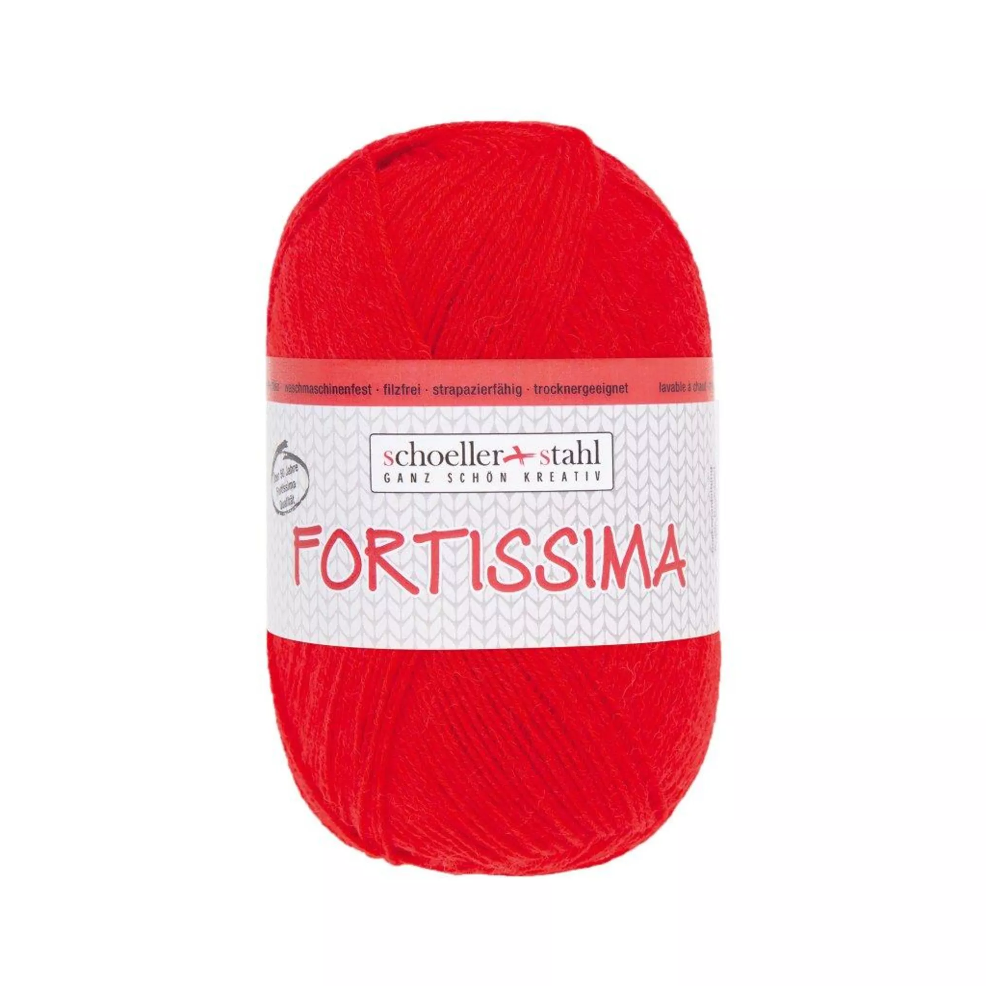 Schoeller Stahl Fortissima Socka 4f Uni kirsch
