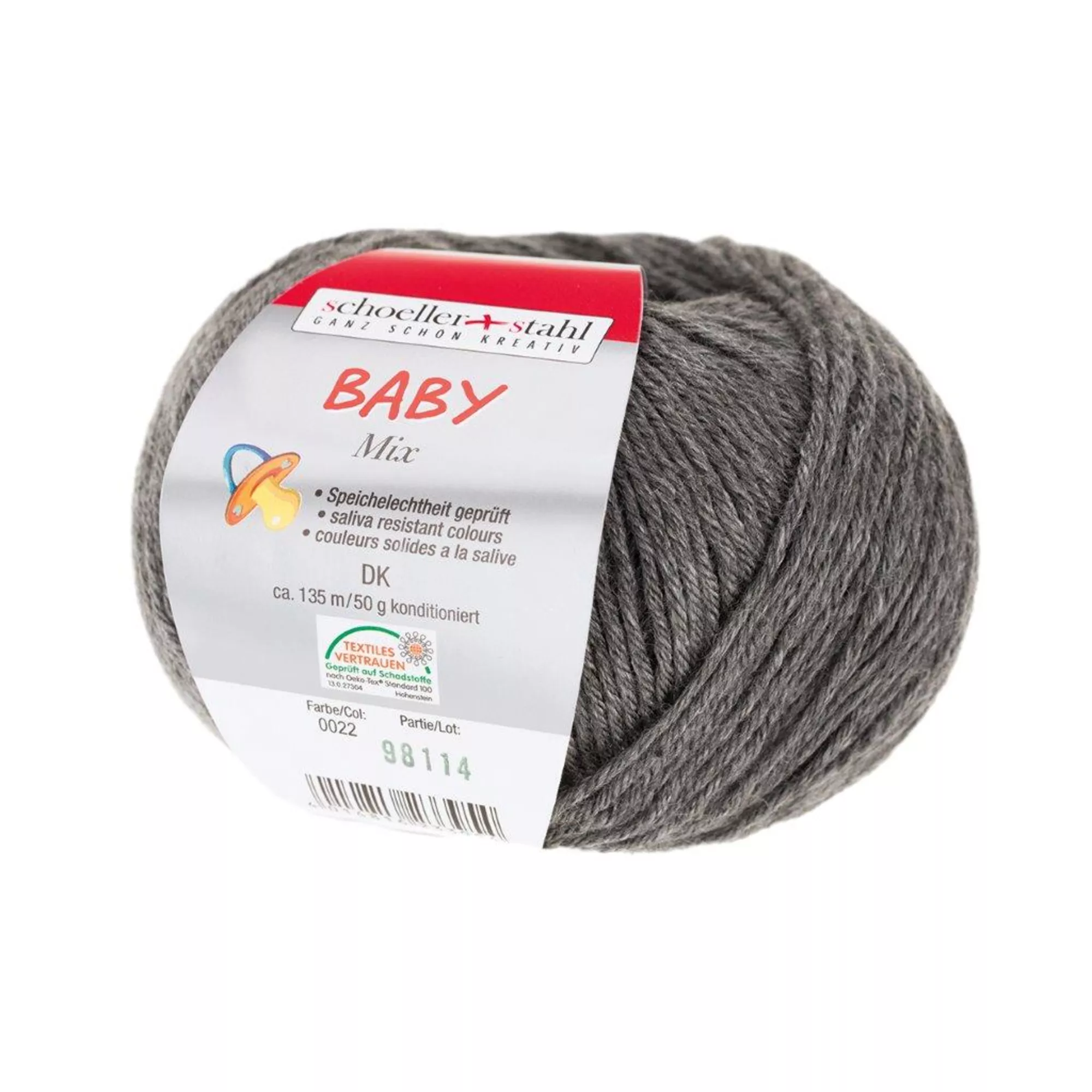 Schoeller Stahl Baby Mix grau mel.