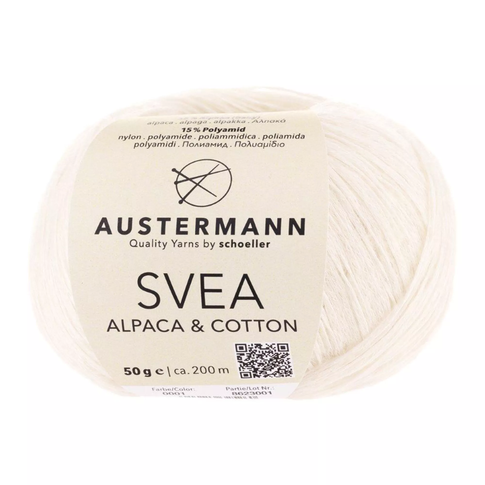 Austermann Svea Alpaca & Cotton weiss
