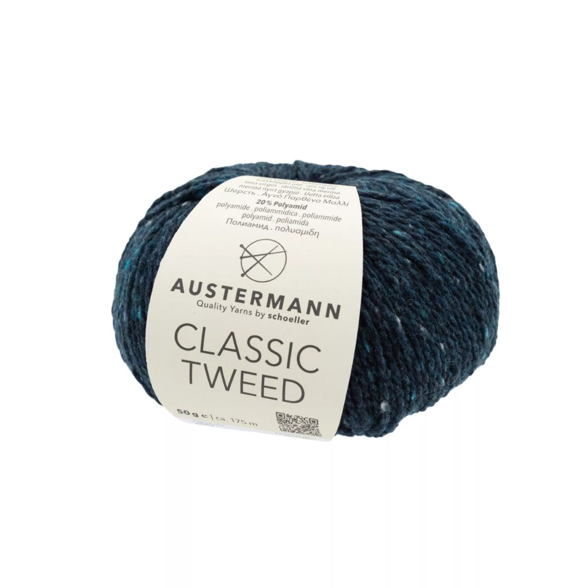 Austermann Classic Tweed indigo
