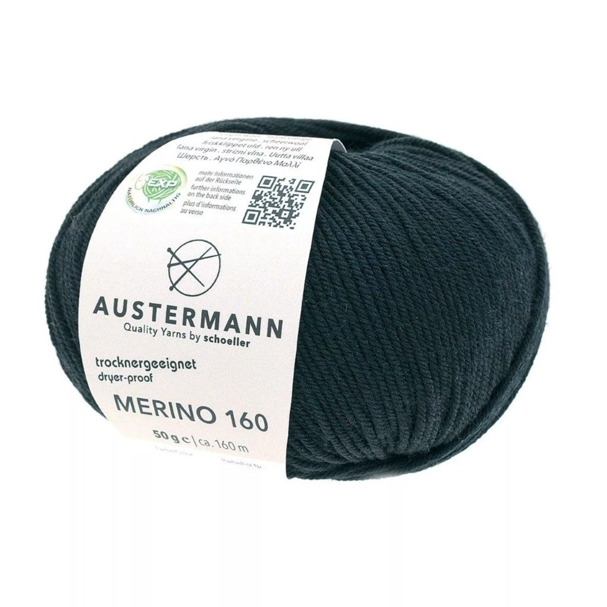 Austermann Merino 160 schwarz
