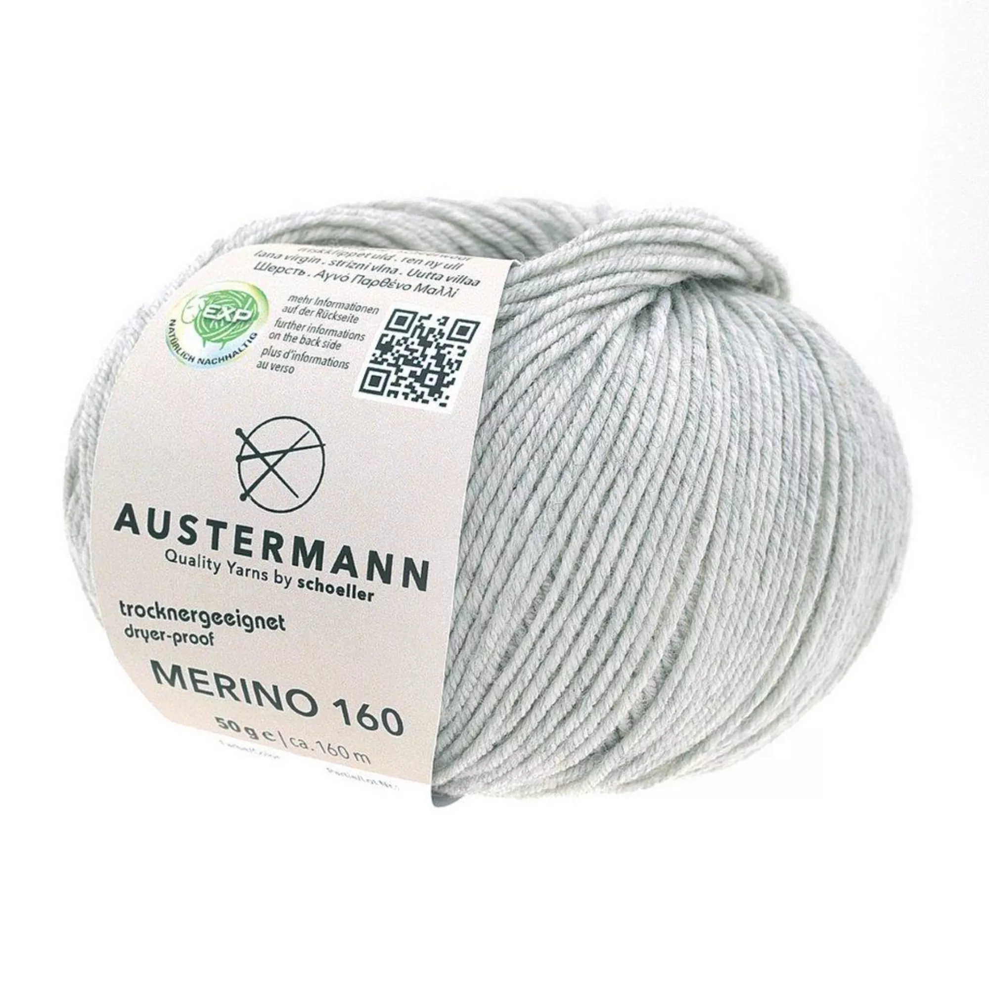 Austermann Merino 160 hellgrau