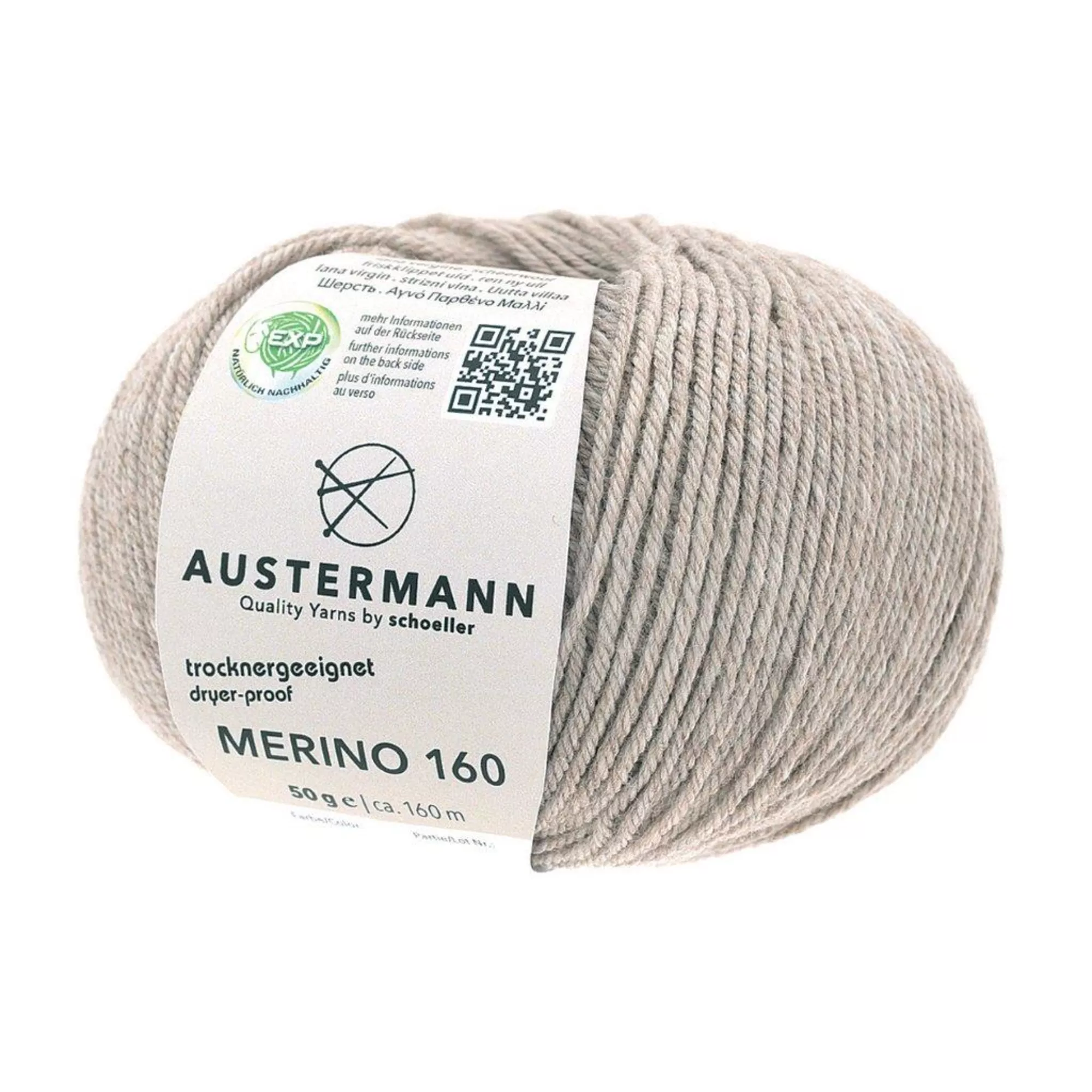 Austermann Merino 160 beige mel.