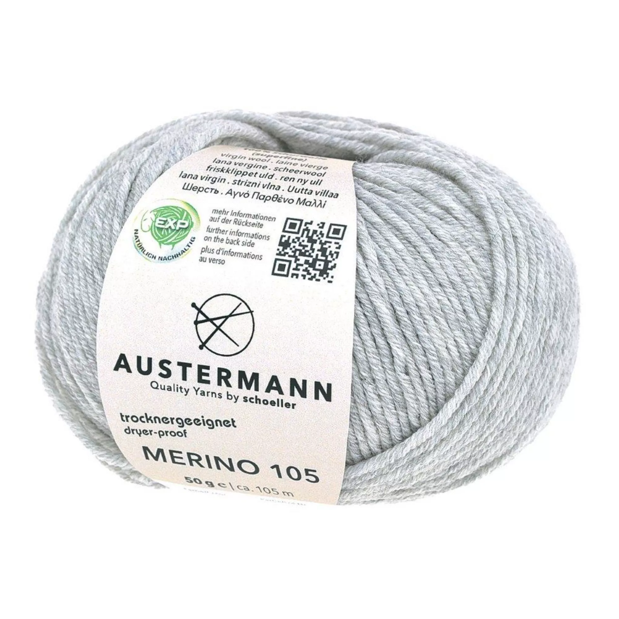 Austermann Merino 105 hellgrau