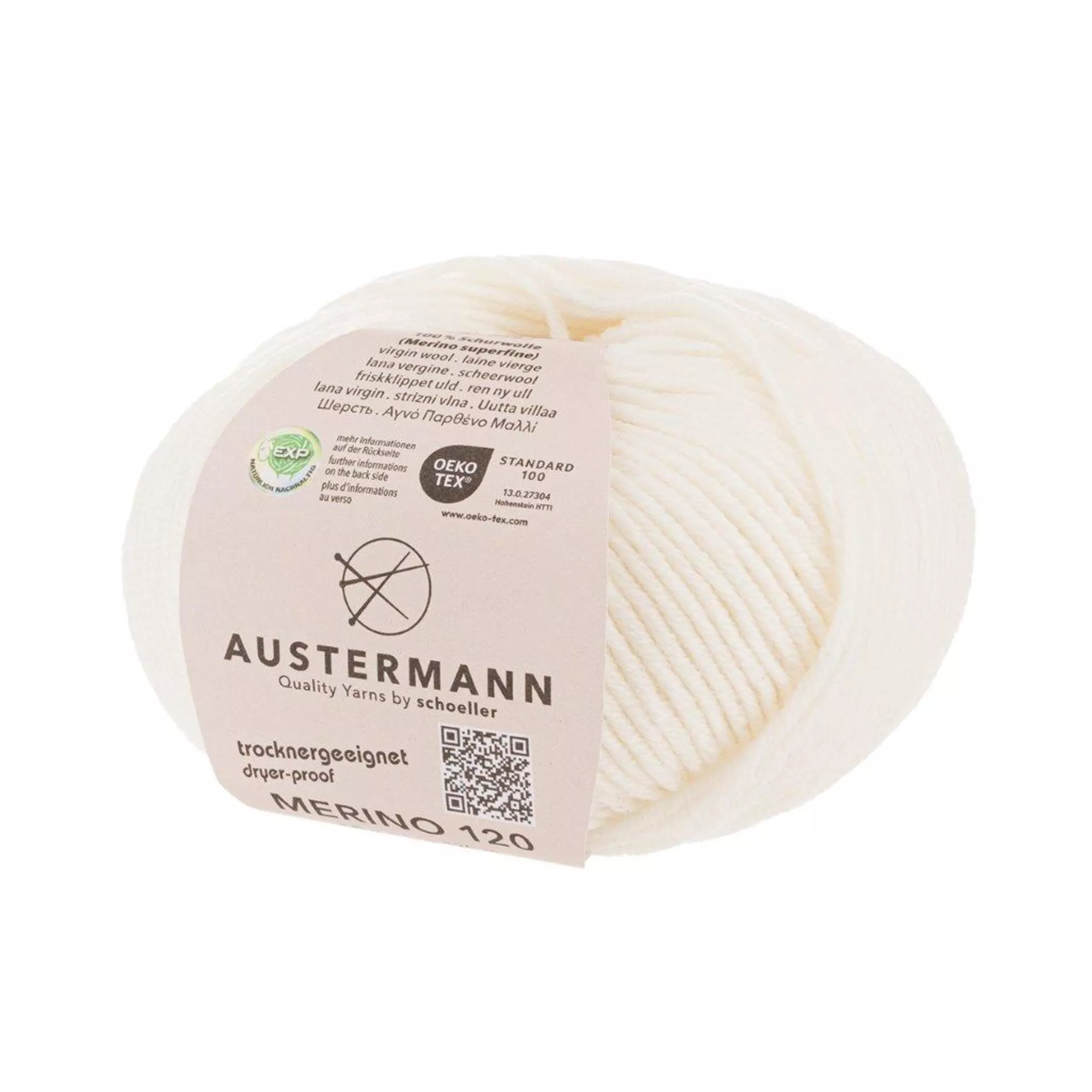 Austermann Merino 120 weiss