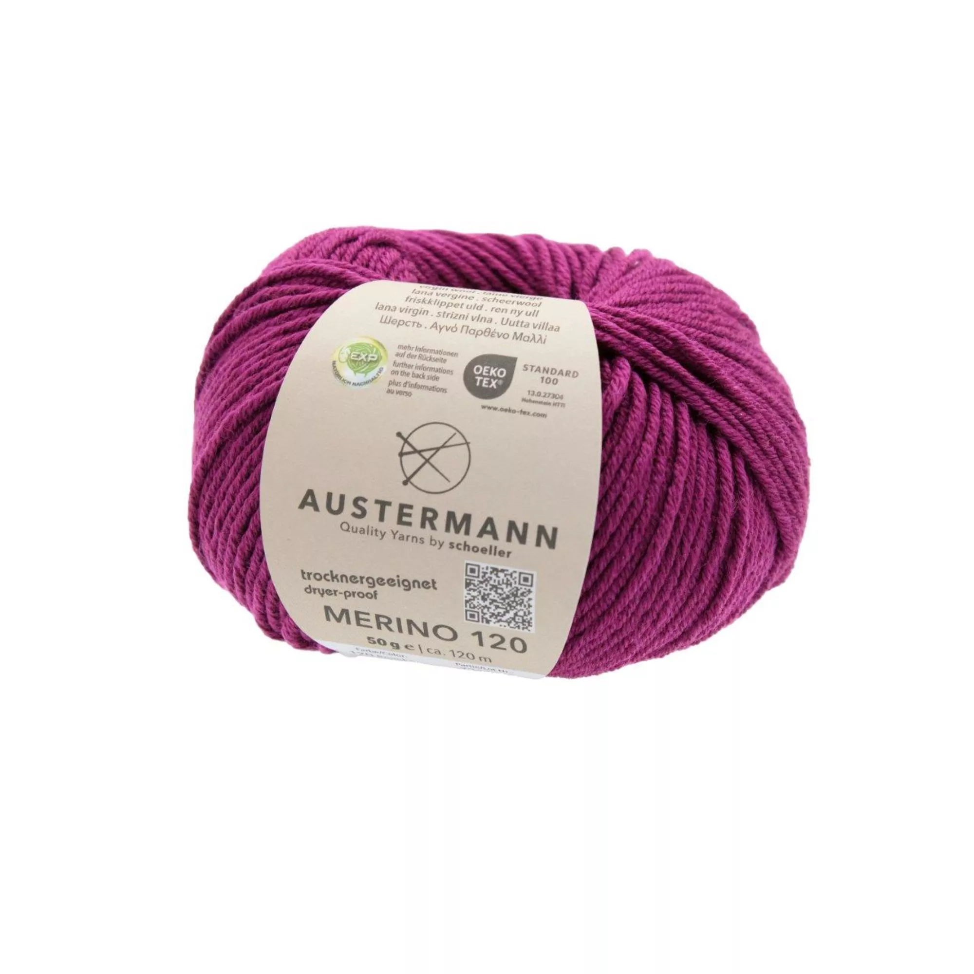 Austermann Merino 120 brombeer