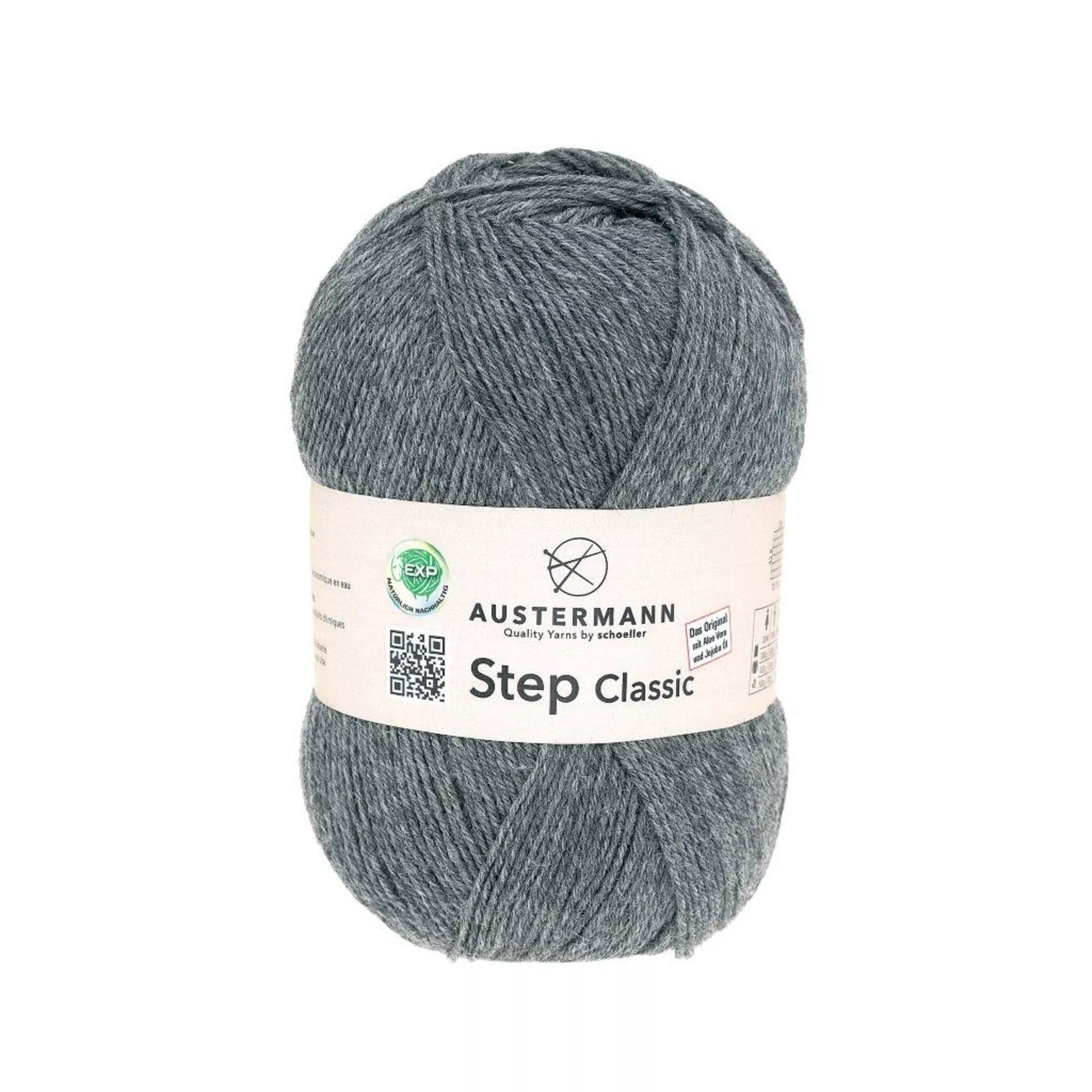 Austermann Step 4f Classic Uni grau mel.