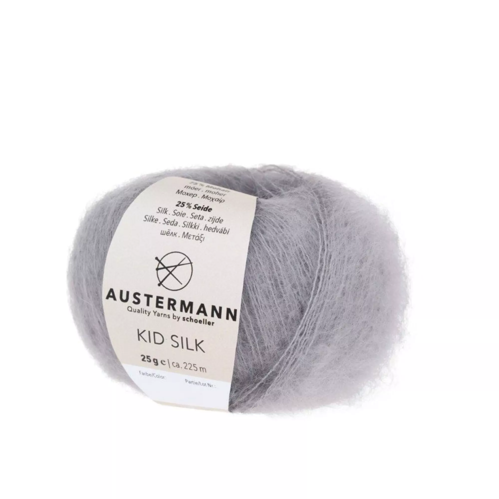 Austermann Kid Silk silber