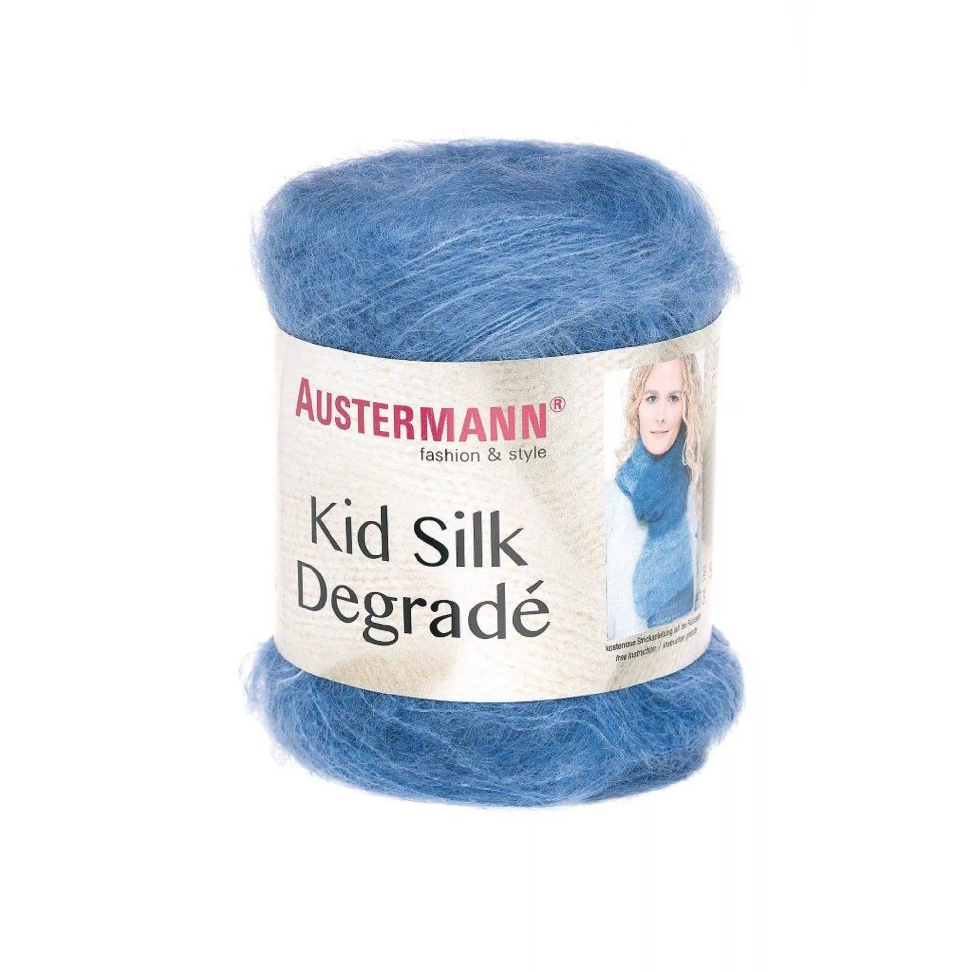Austermann Kid Silk Degradé blau