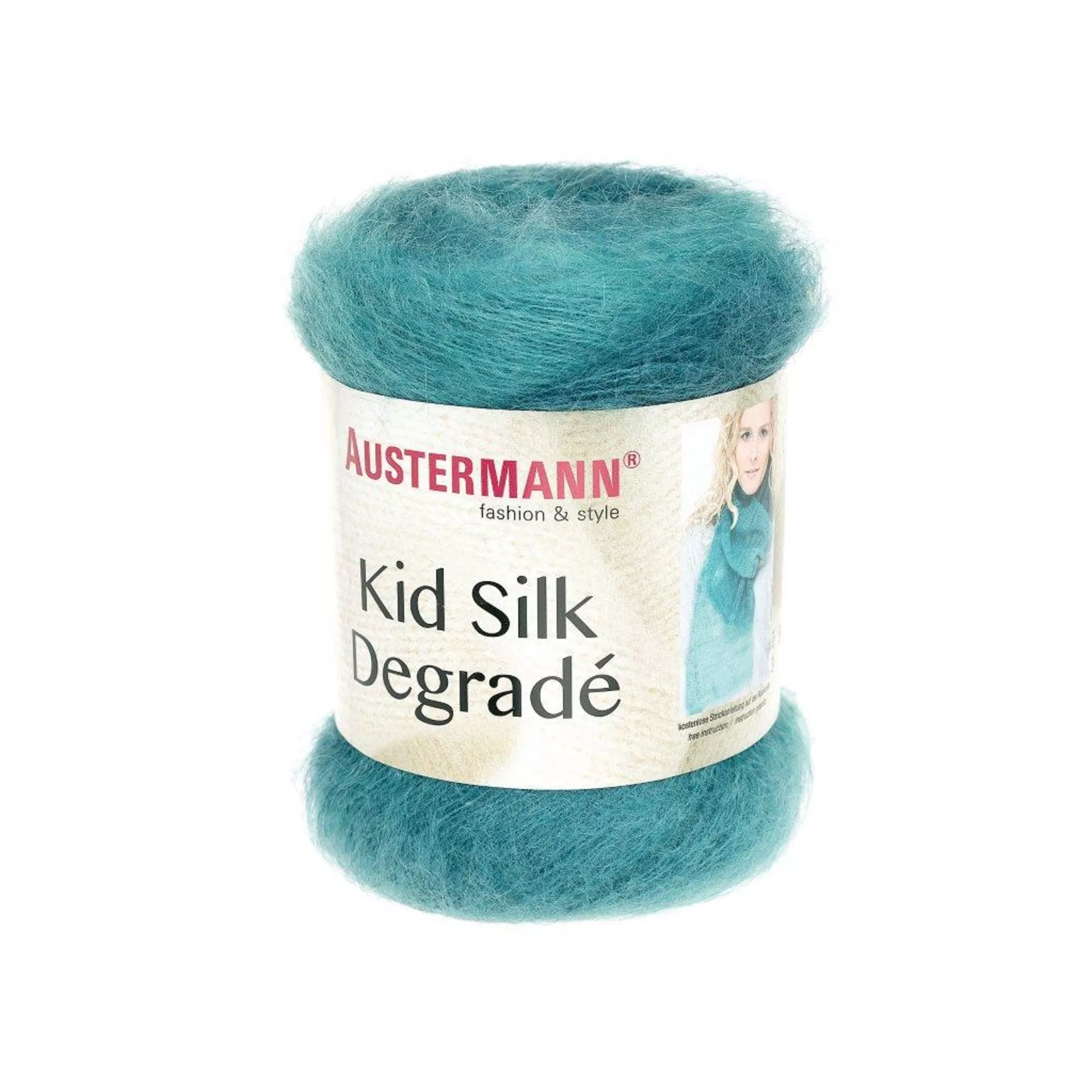 Austermann Kid Silk Degradé petrol