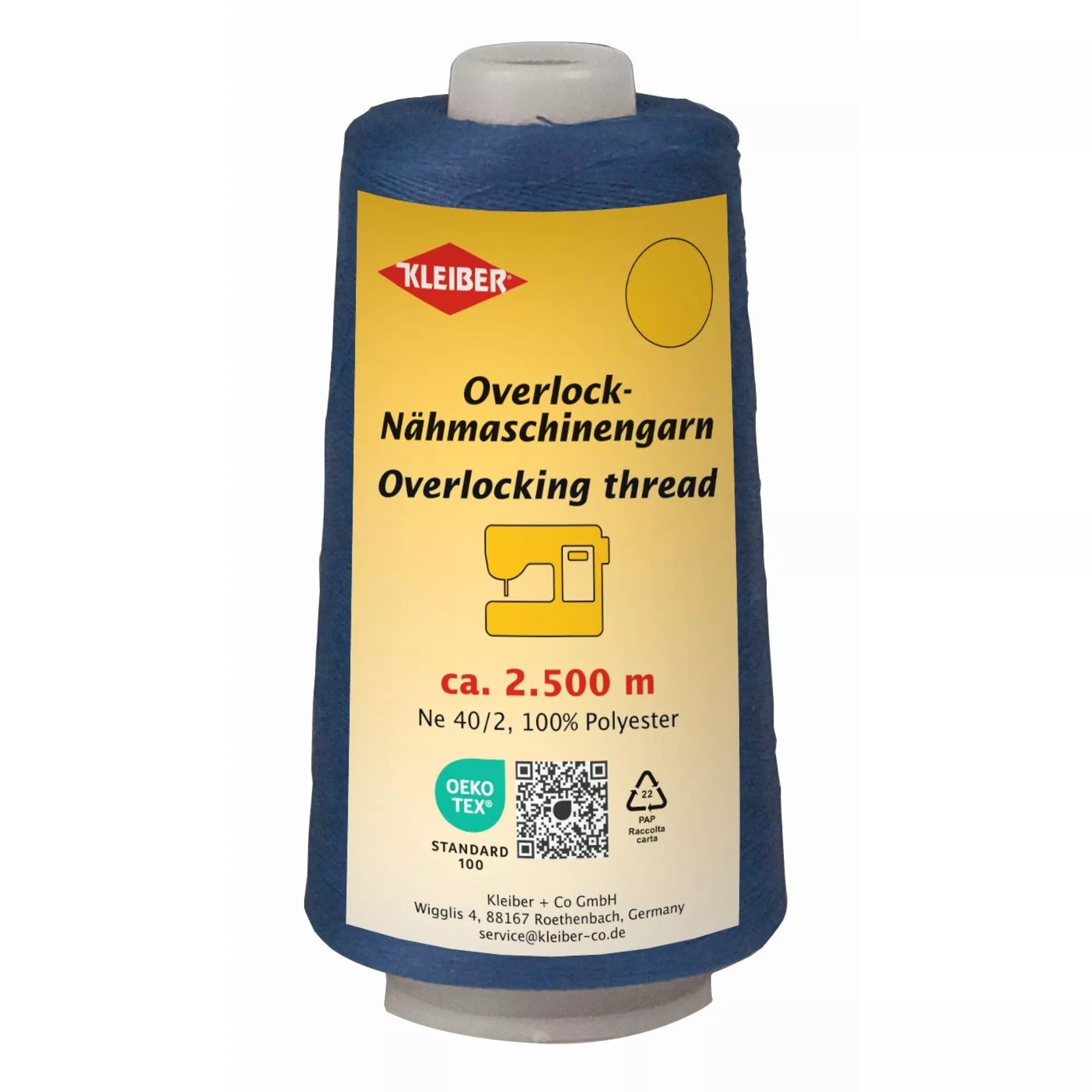 Kleiber Overlock-Nähmaschinengarn, dunkelblau
