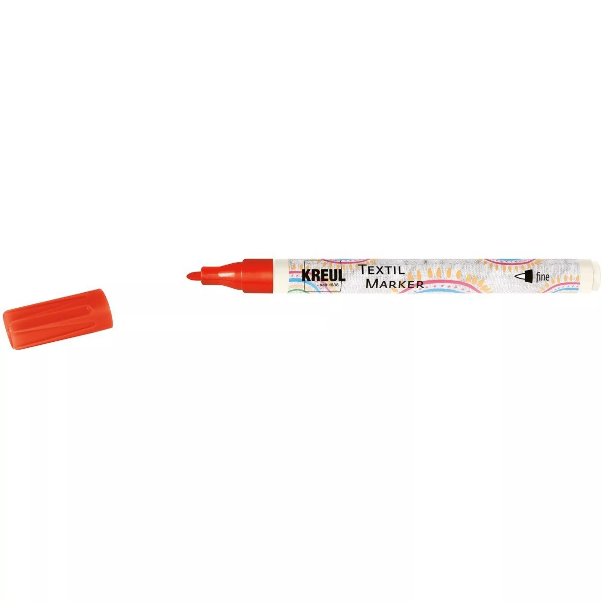 KREUL Textil Marker fine Rot