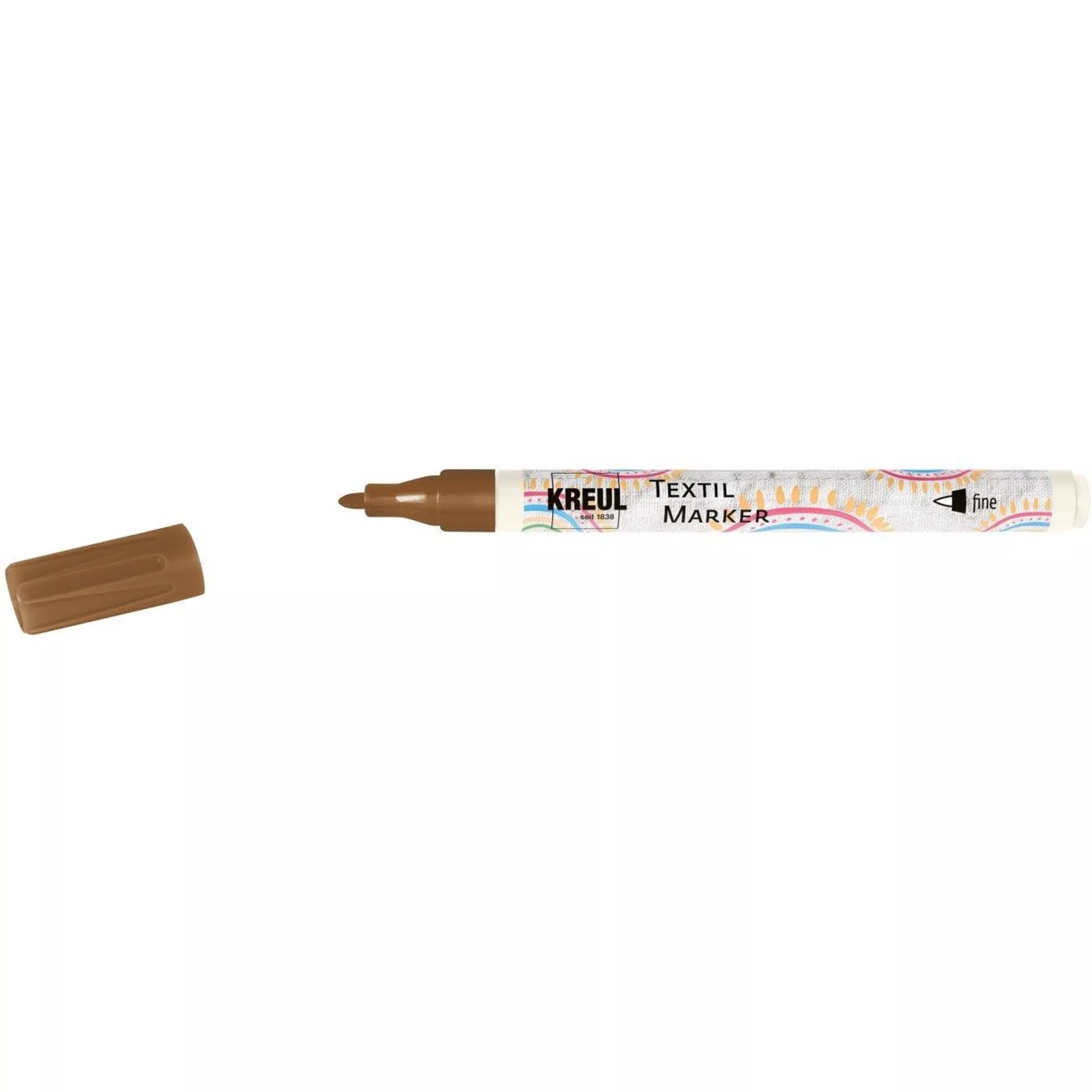 KREUL Textil Marker fine Braun
