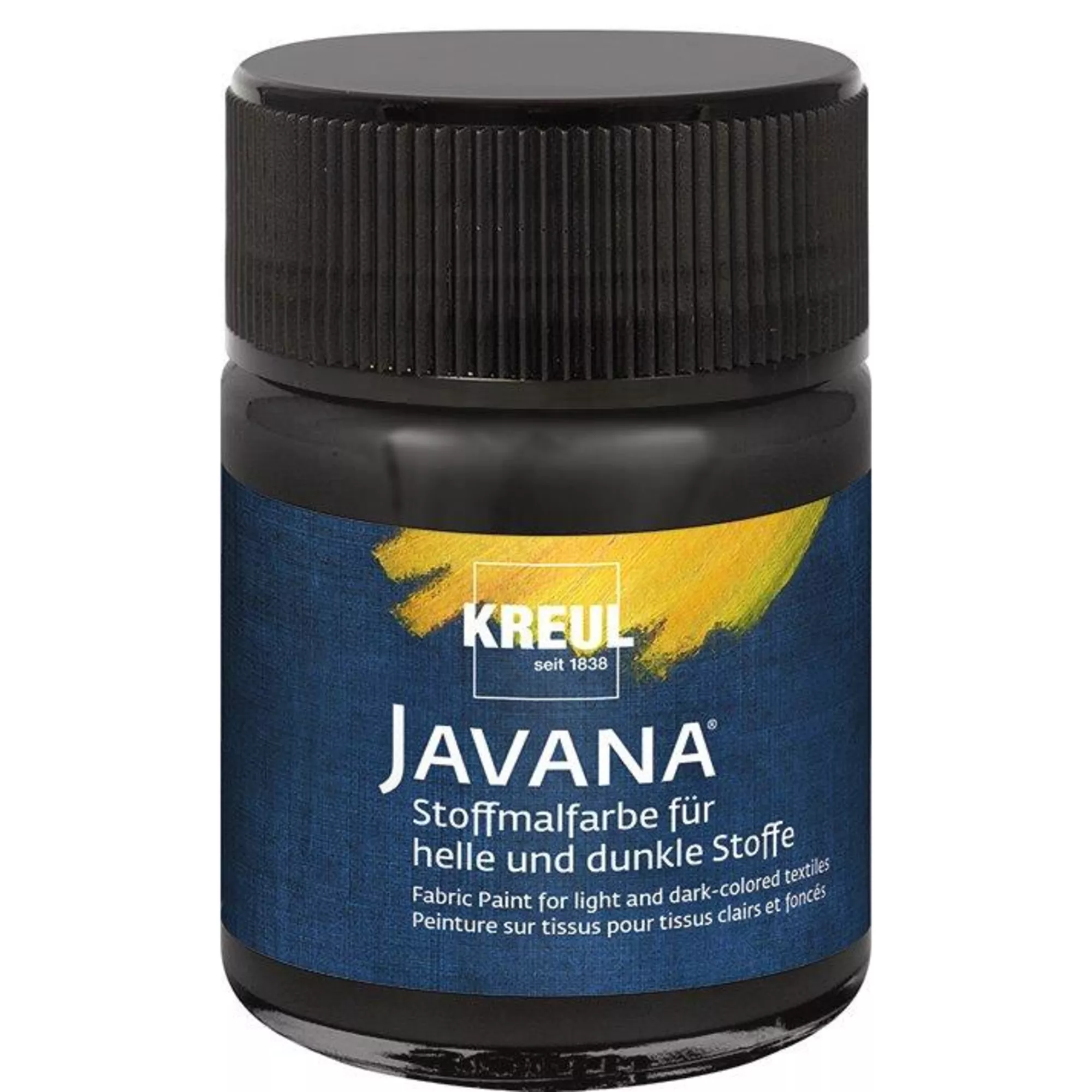 KREUL Javana Stofffar.hell/d.Schwarz50ml