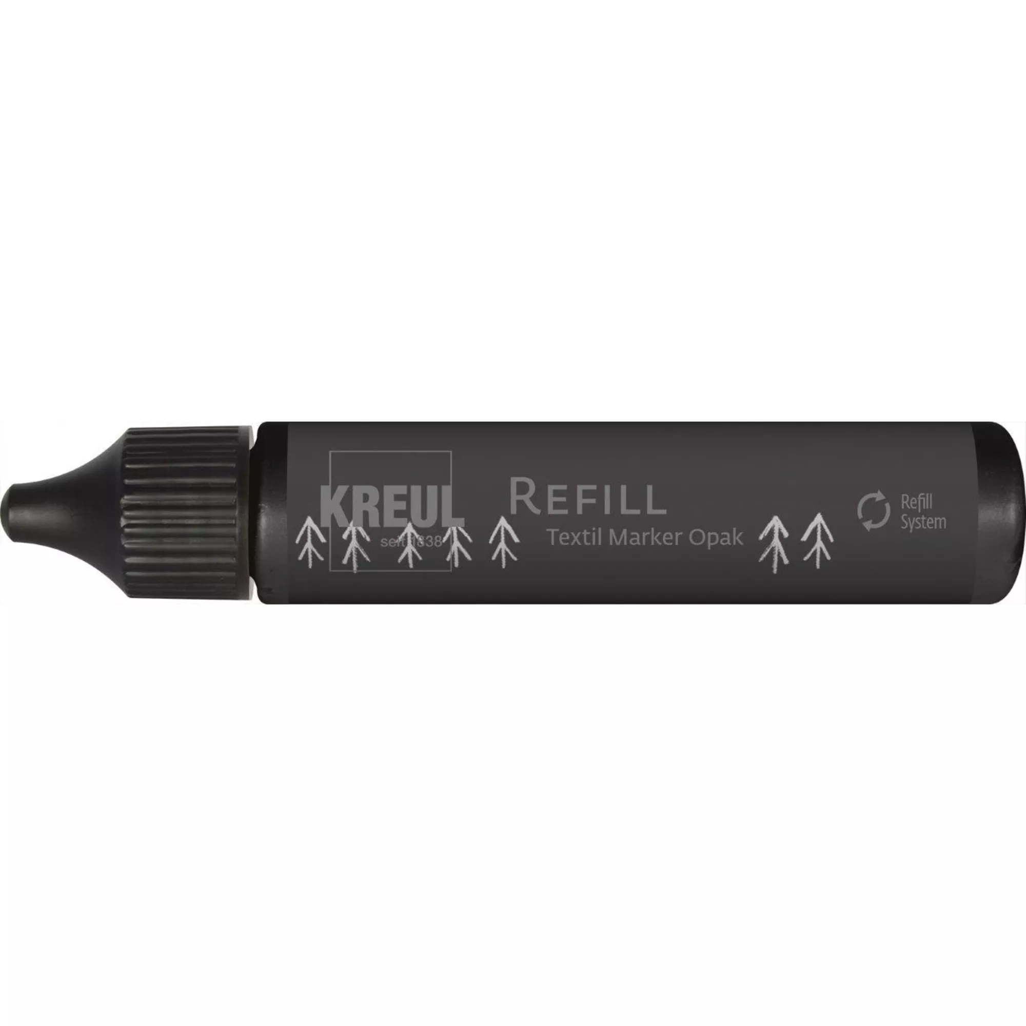 KREUL Refi.Textil Marker OpakSchwarz25ml