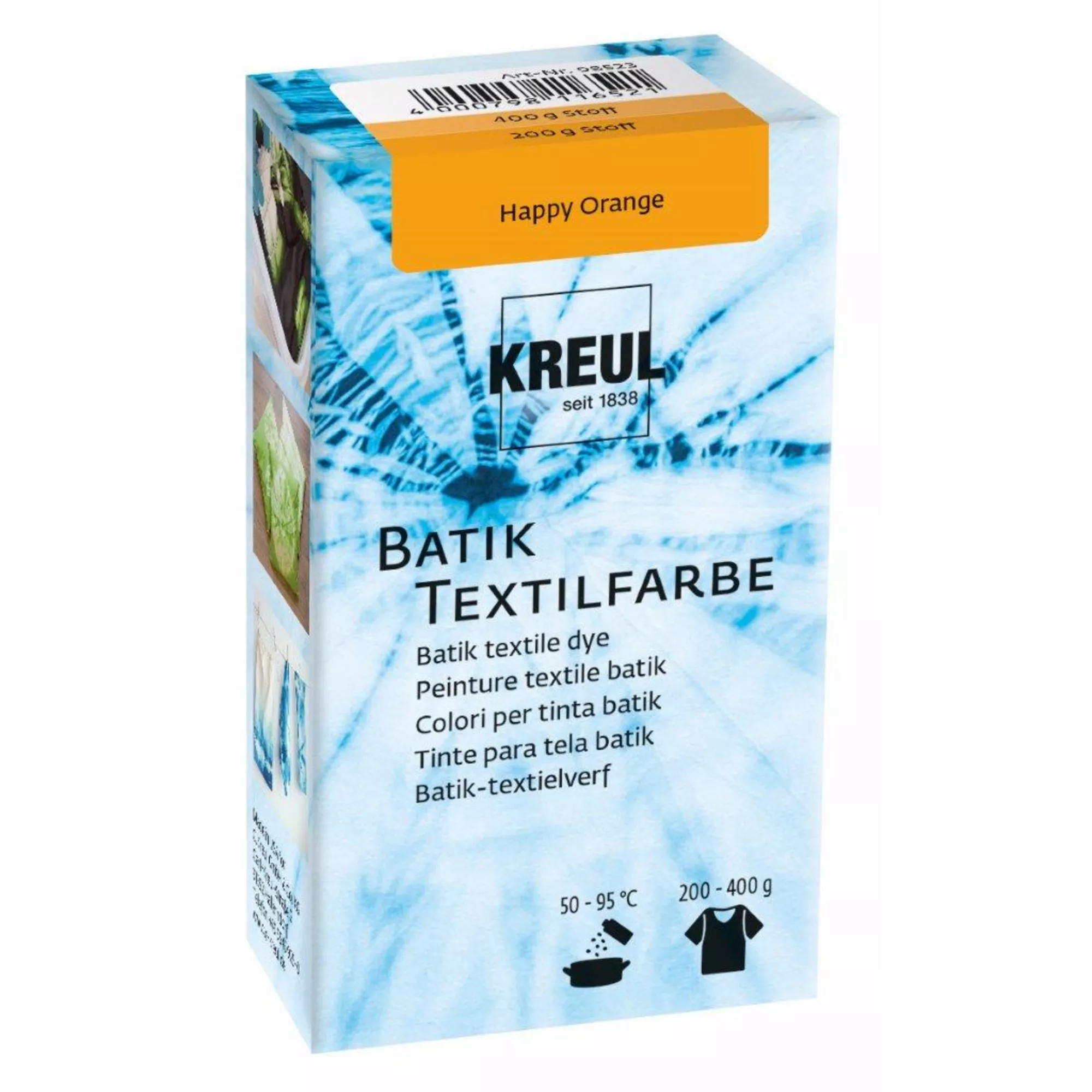 KREUL Batik-Textilfarbe Happy Orange