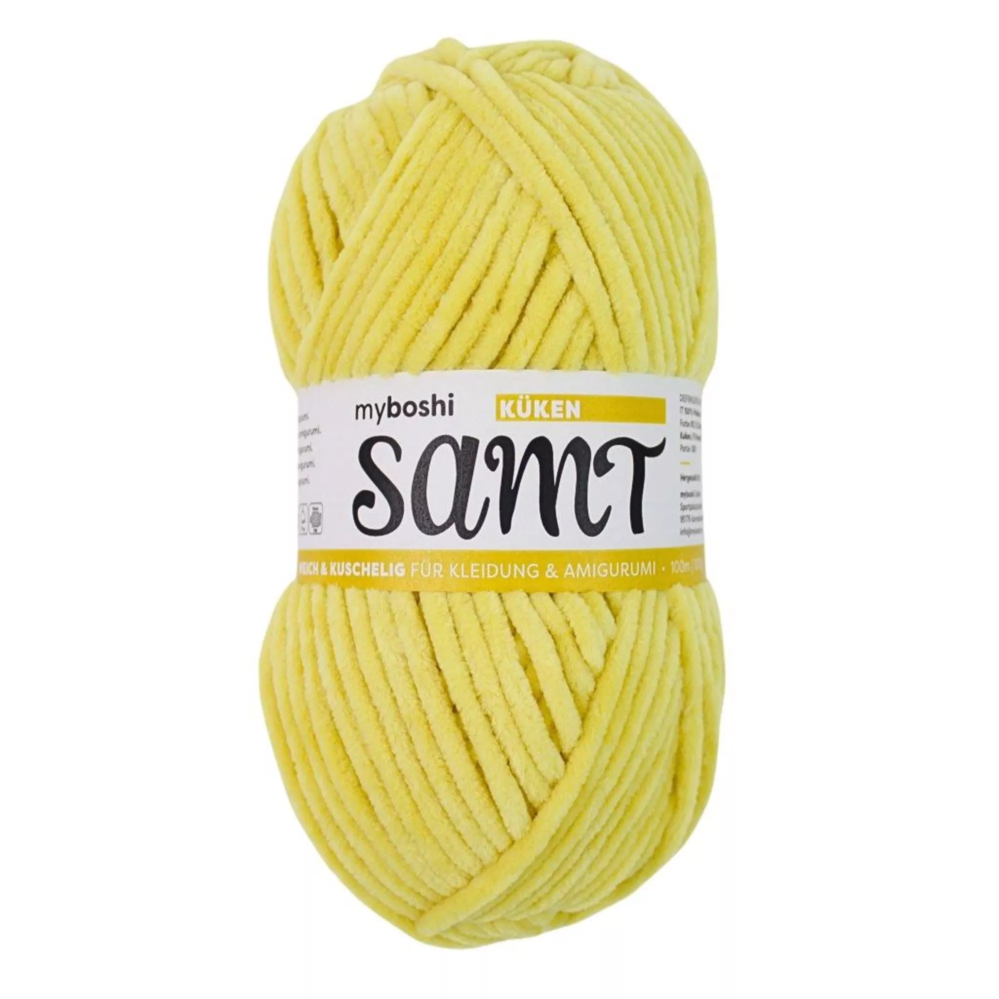 myboshi Wolle Chenille Samt, Küken