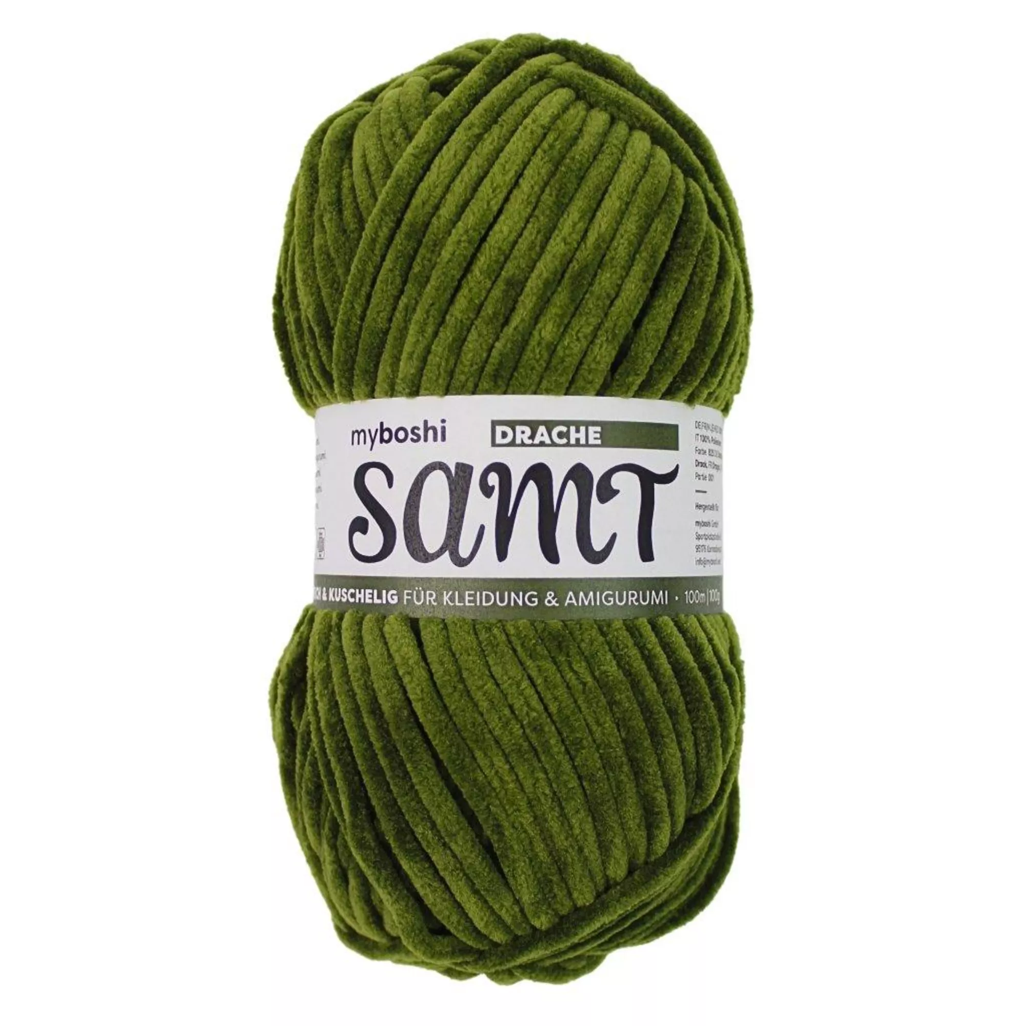 myboshi Wolle Chenille Samt, Drache