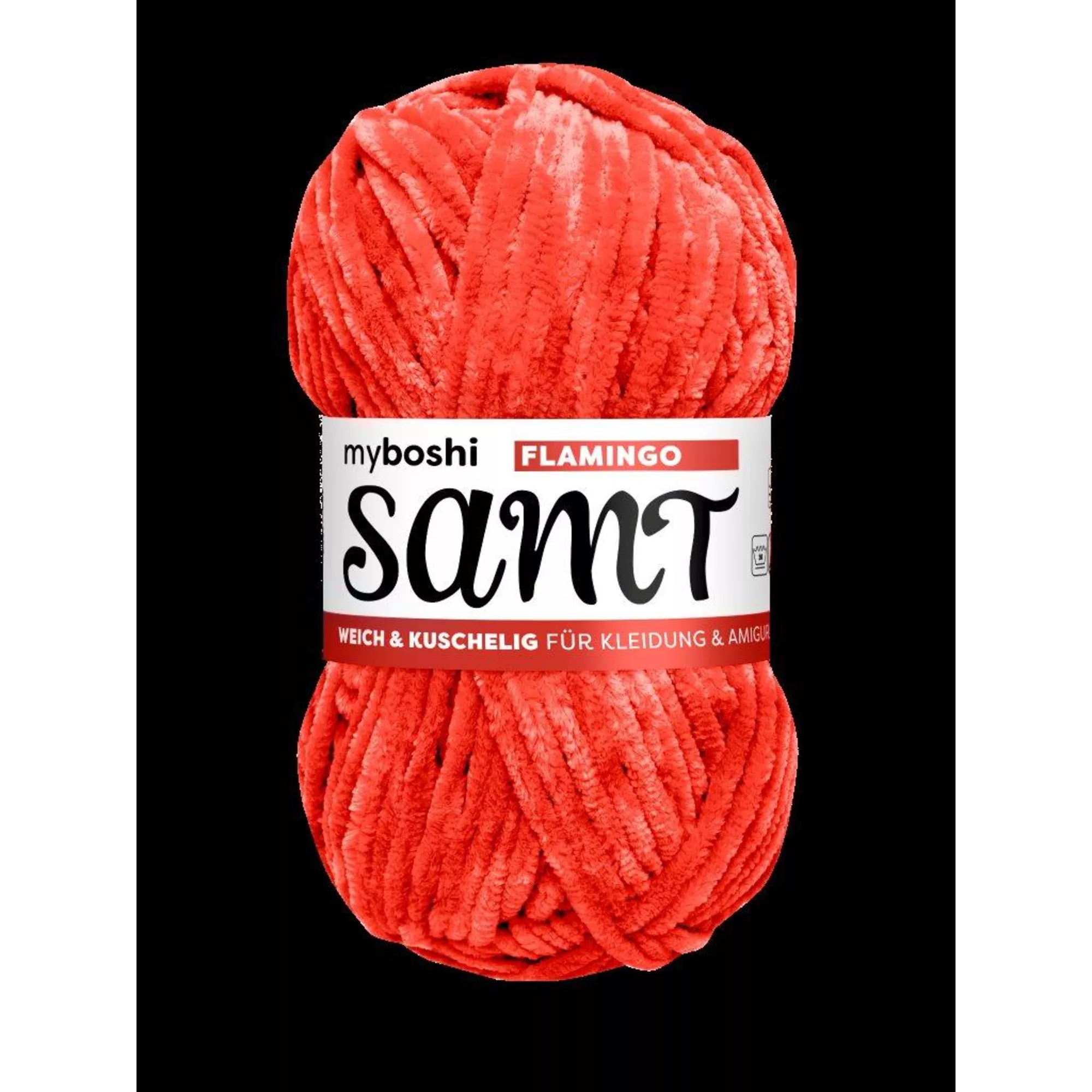 myboshi Wolle Chenille Samt, Flamingo