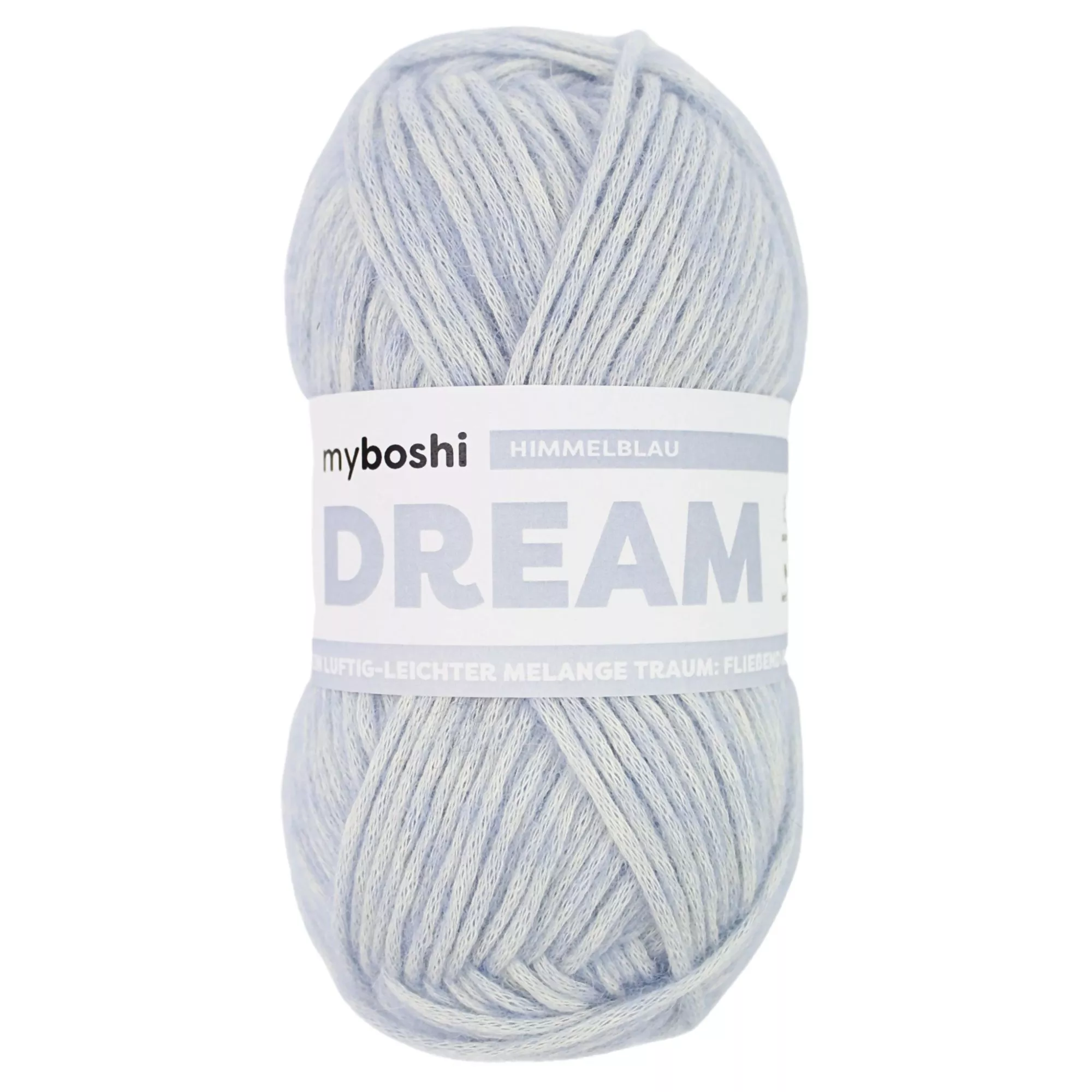myboshi Wolle Dream Himmelblau, hellblau meliert