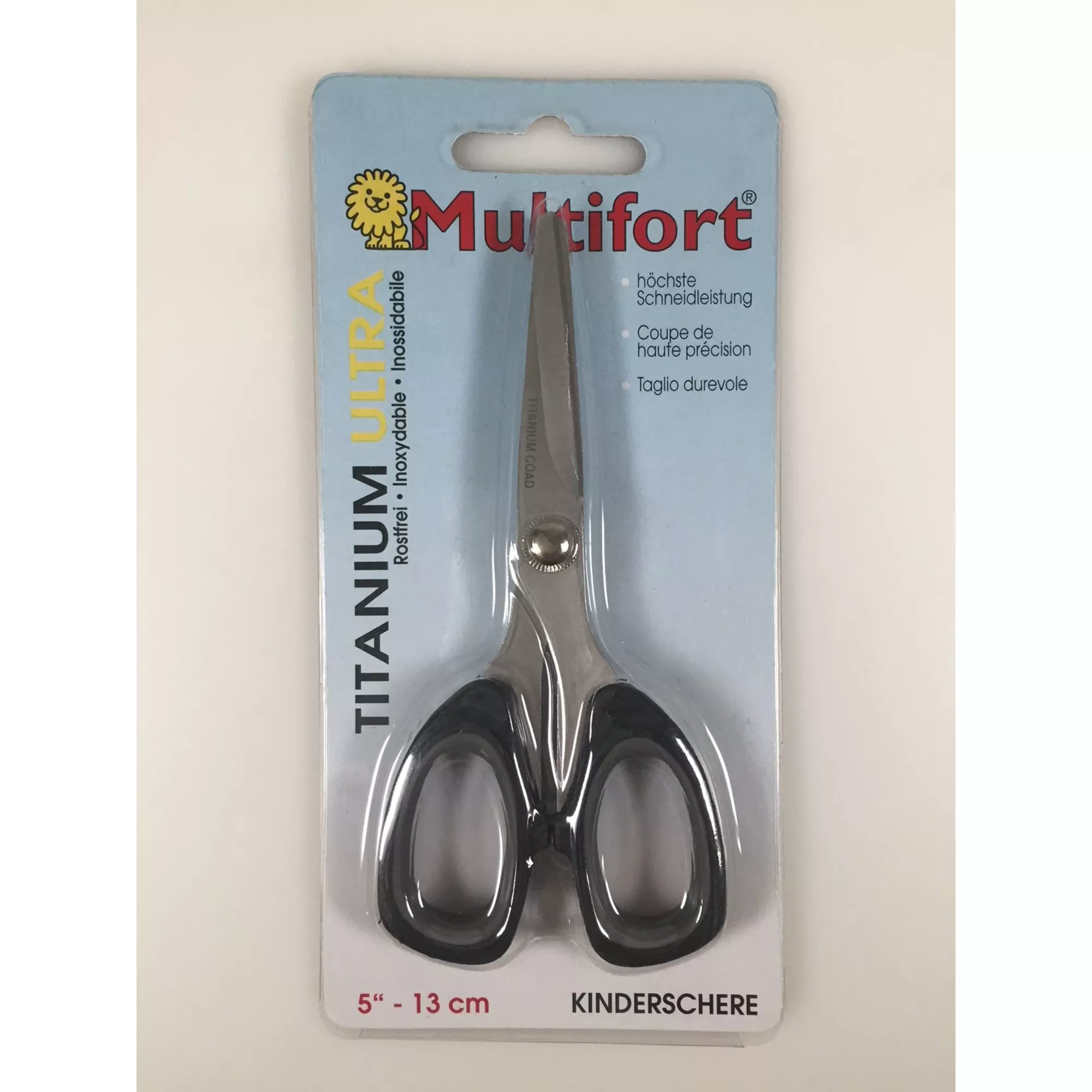 Multifort Kinderschere Titanium abgerundete Spitze