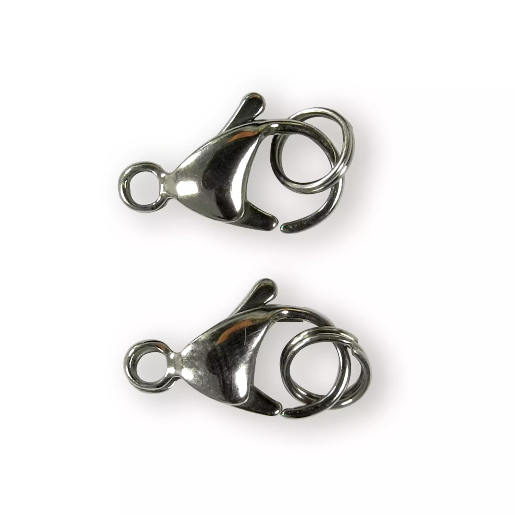 Pracht Edelstahl Karabiner mit Spaltring