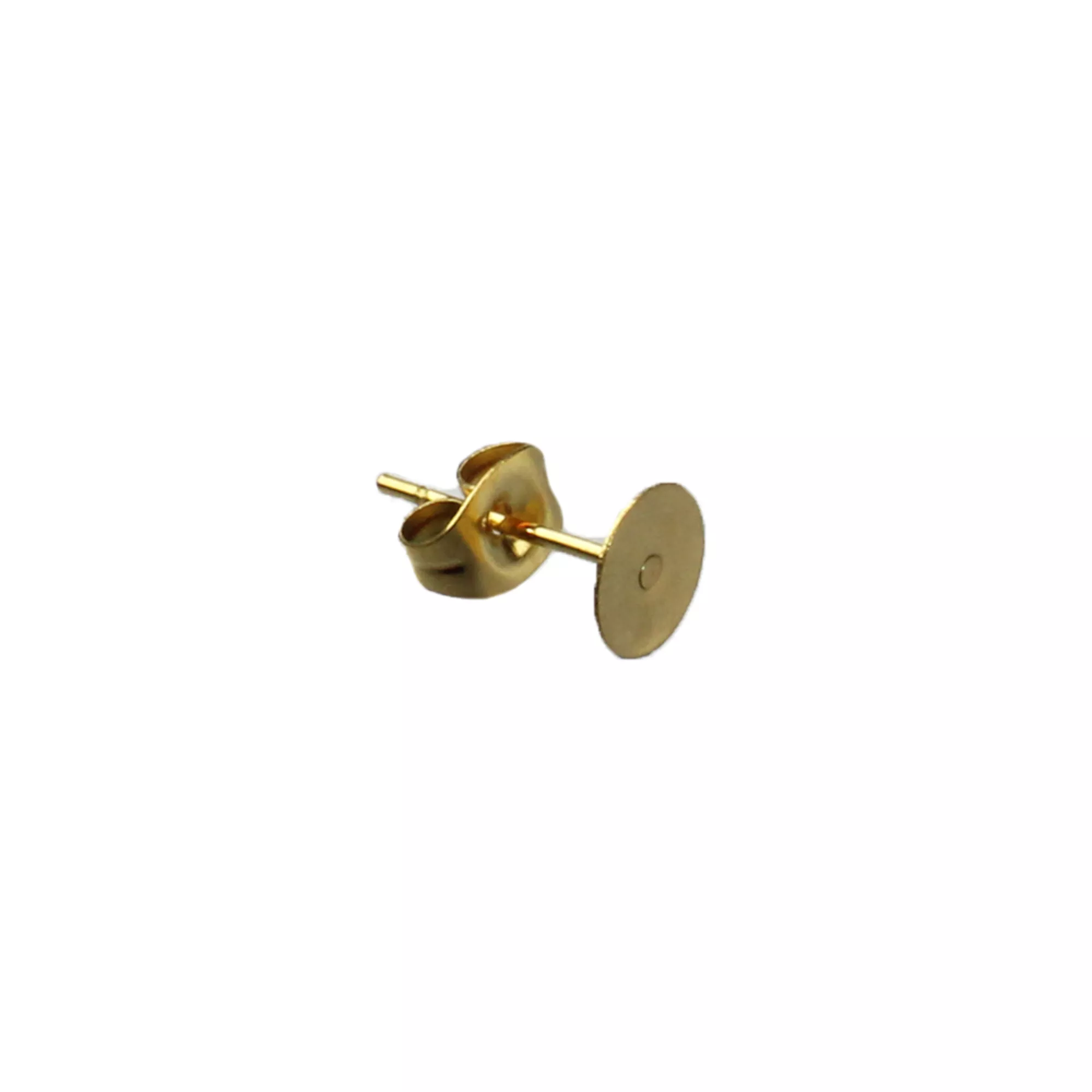 Pracht Edelstahl Ohrstecker goldfarbig