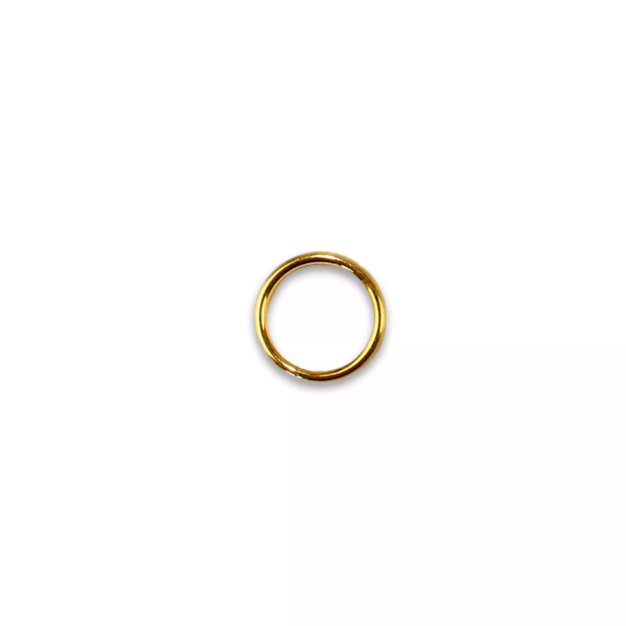 Pracht Edelstahl Spaltringe goldfarbig