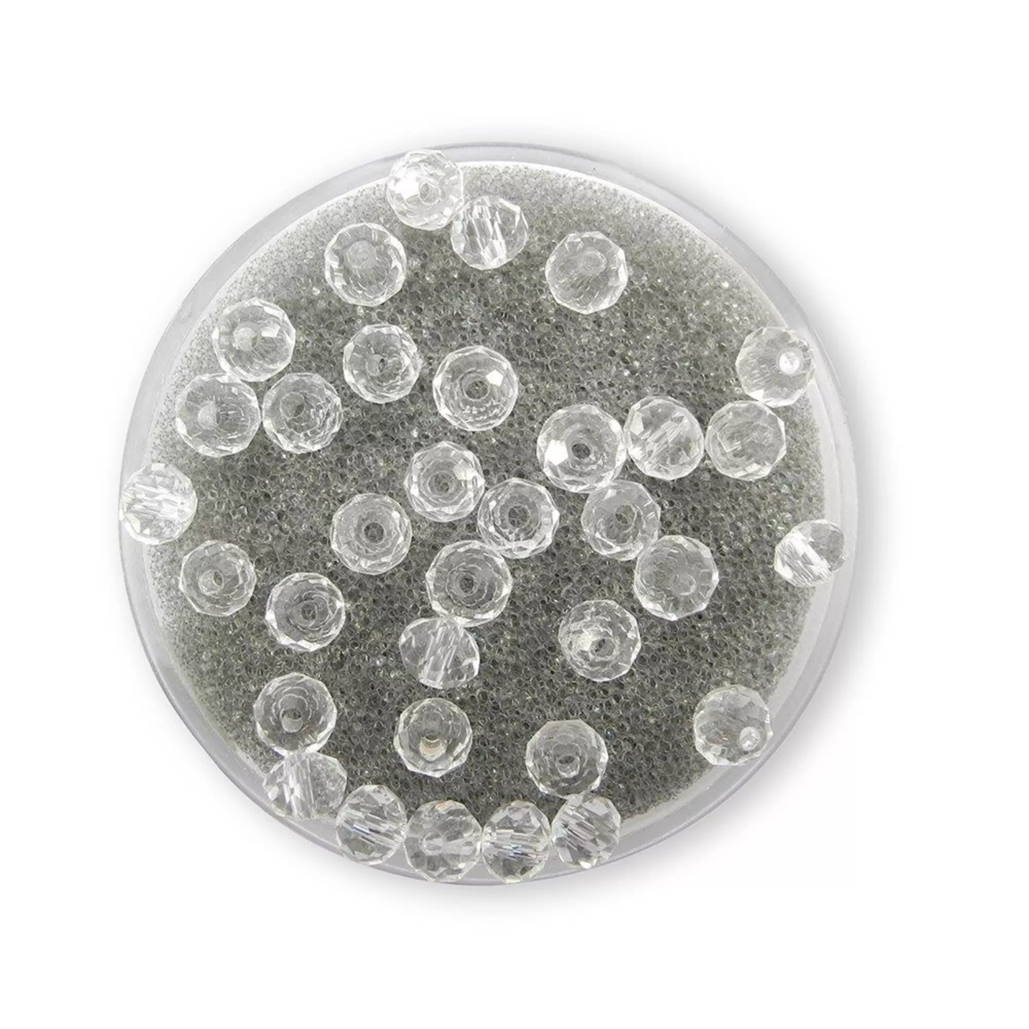 Pracht Glasschliffperlen Briolette kristall