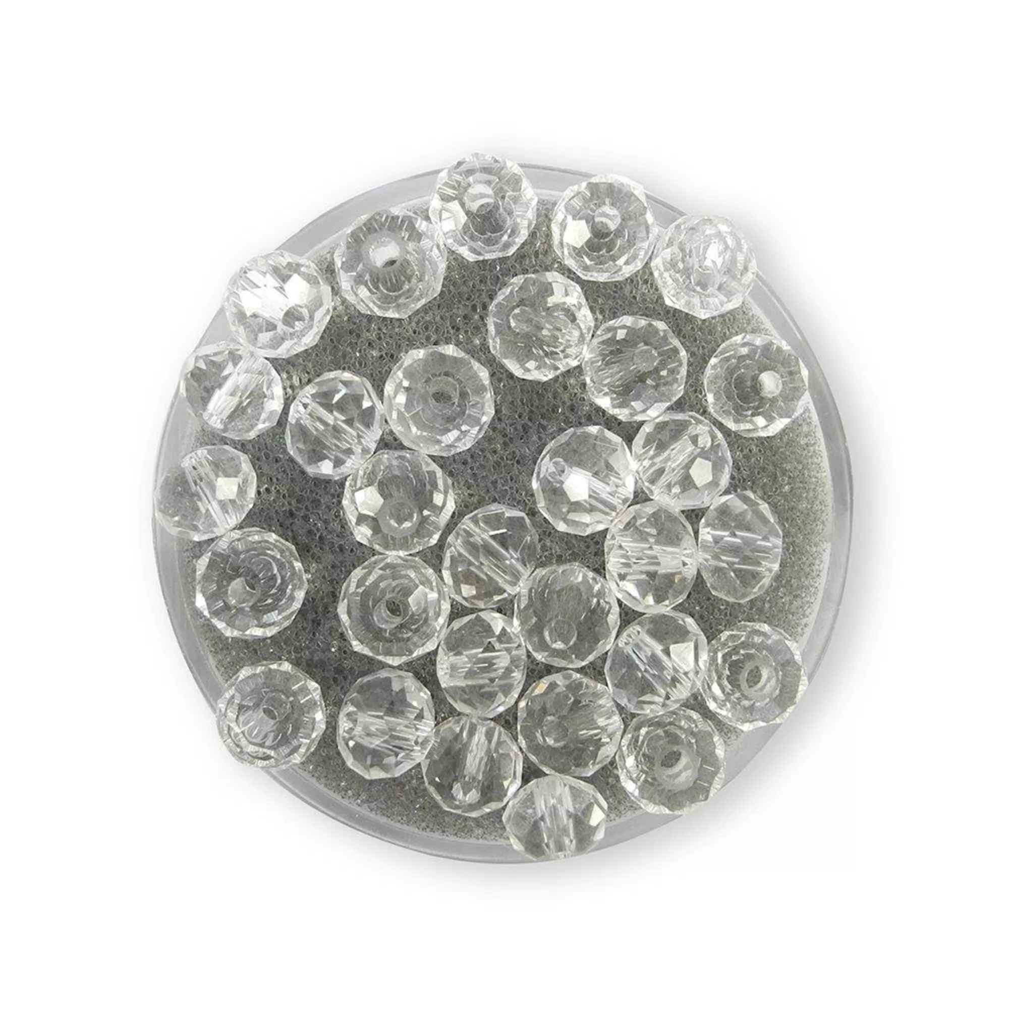 Pracht Glasschliffperlen Briolette kristall