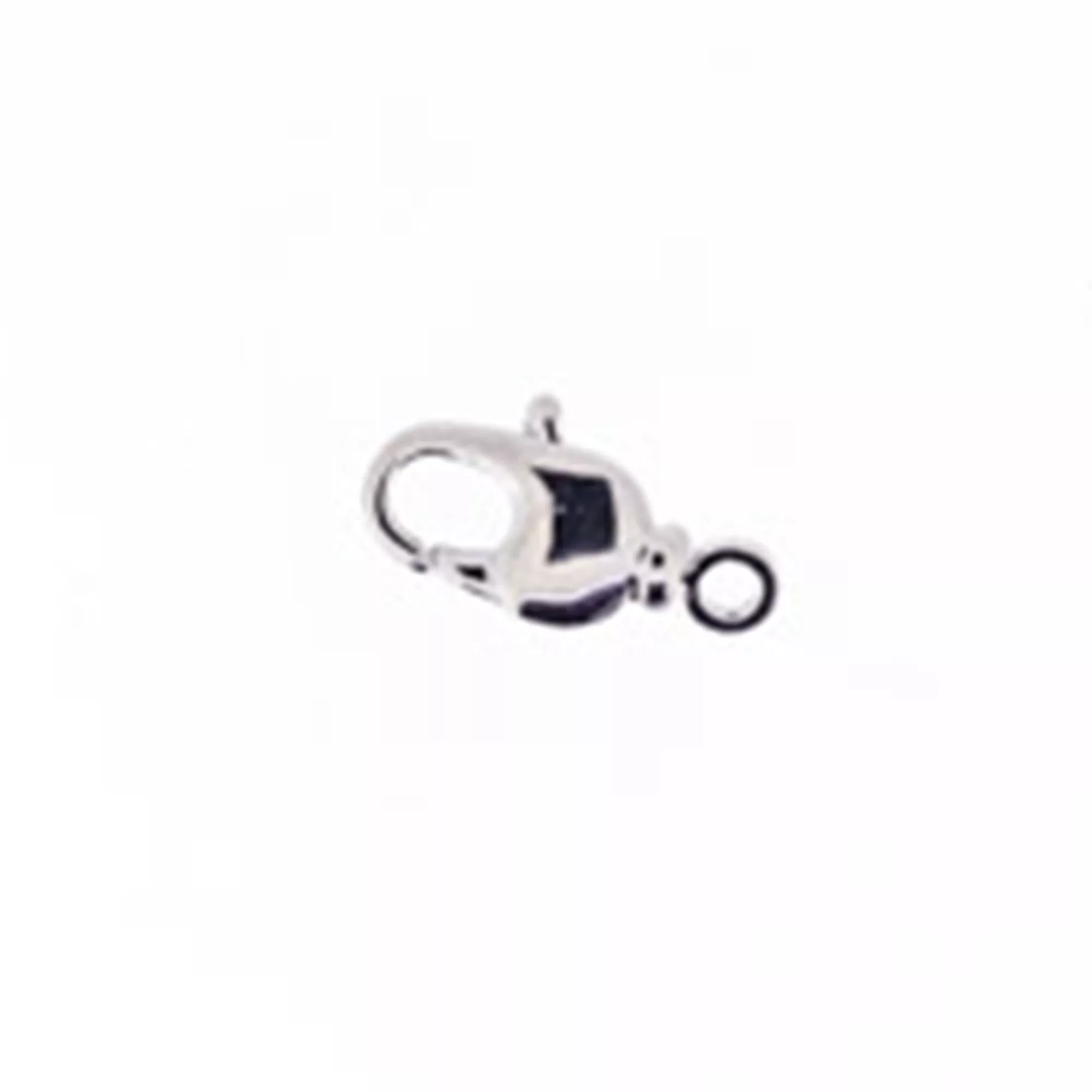 Pracht Karabiner mit Drehöse  platinfarbig
