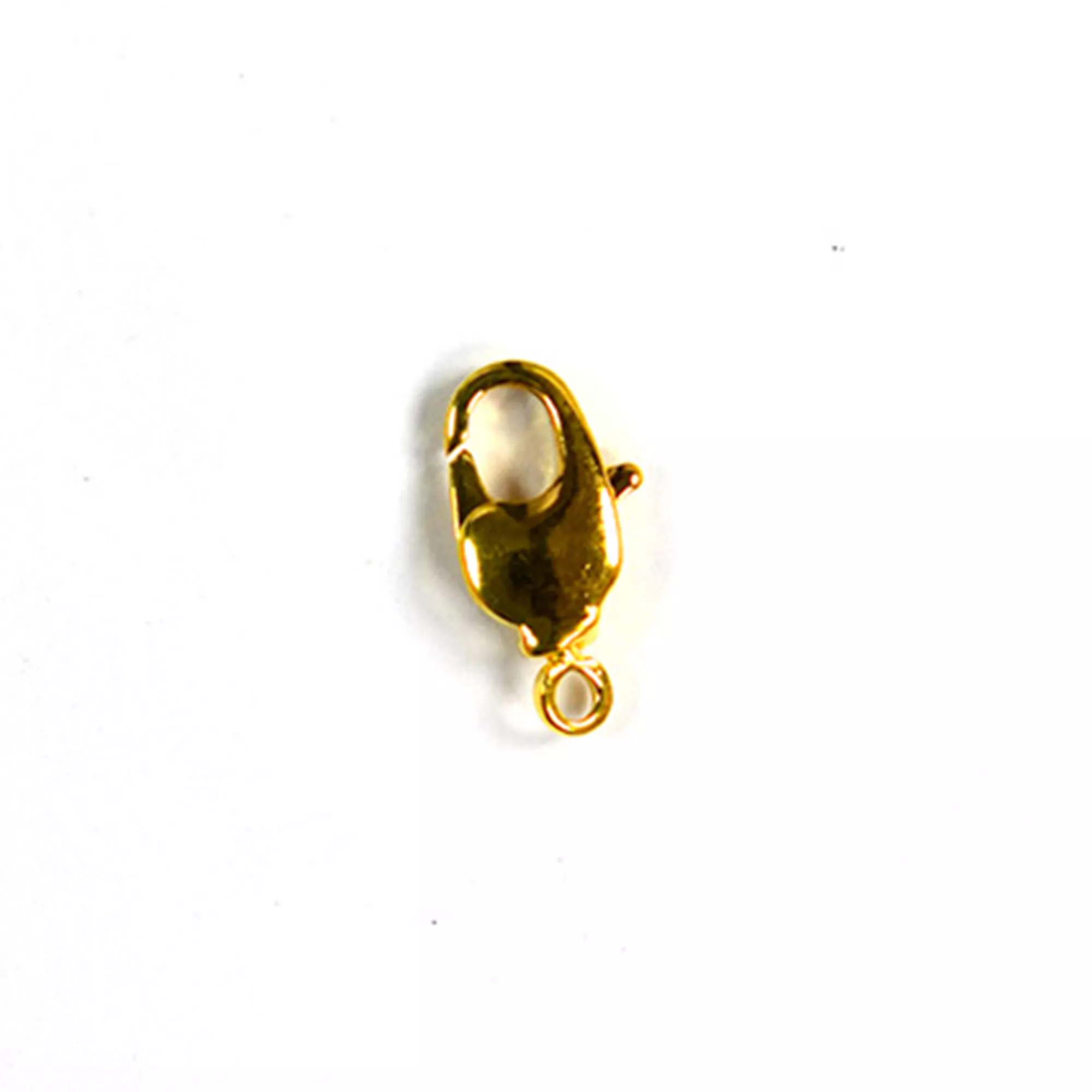 Pracht Karabiner mit Drehöse  goldfarbig