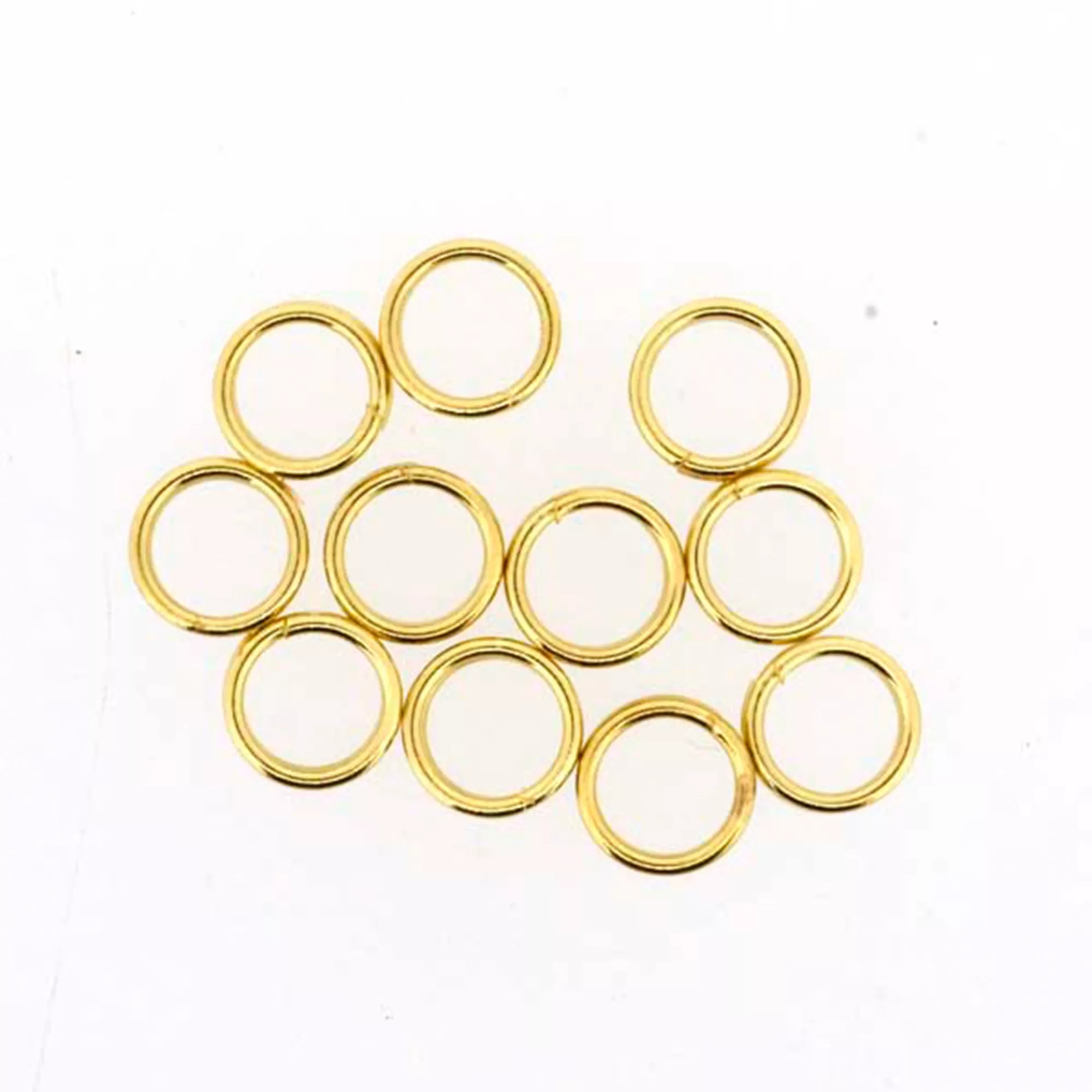 Pracht Spaltringe goldfarbig