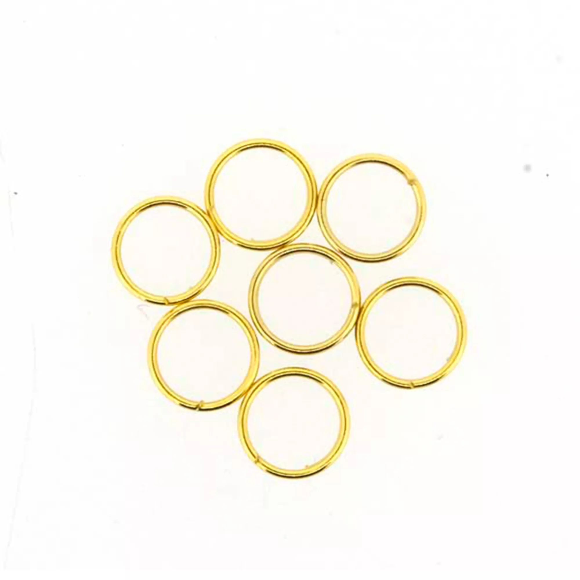 Pracht Spaltringe goldfarbig