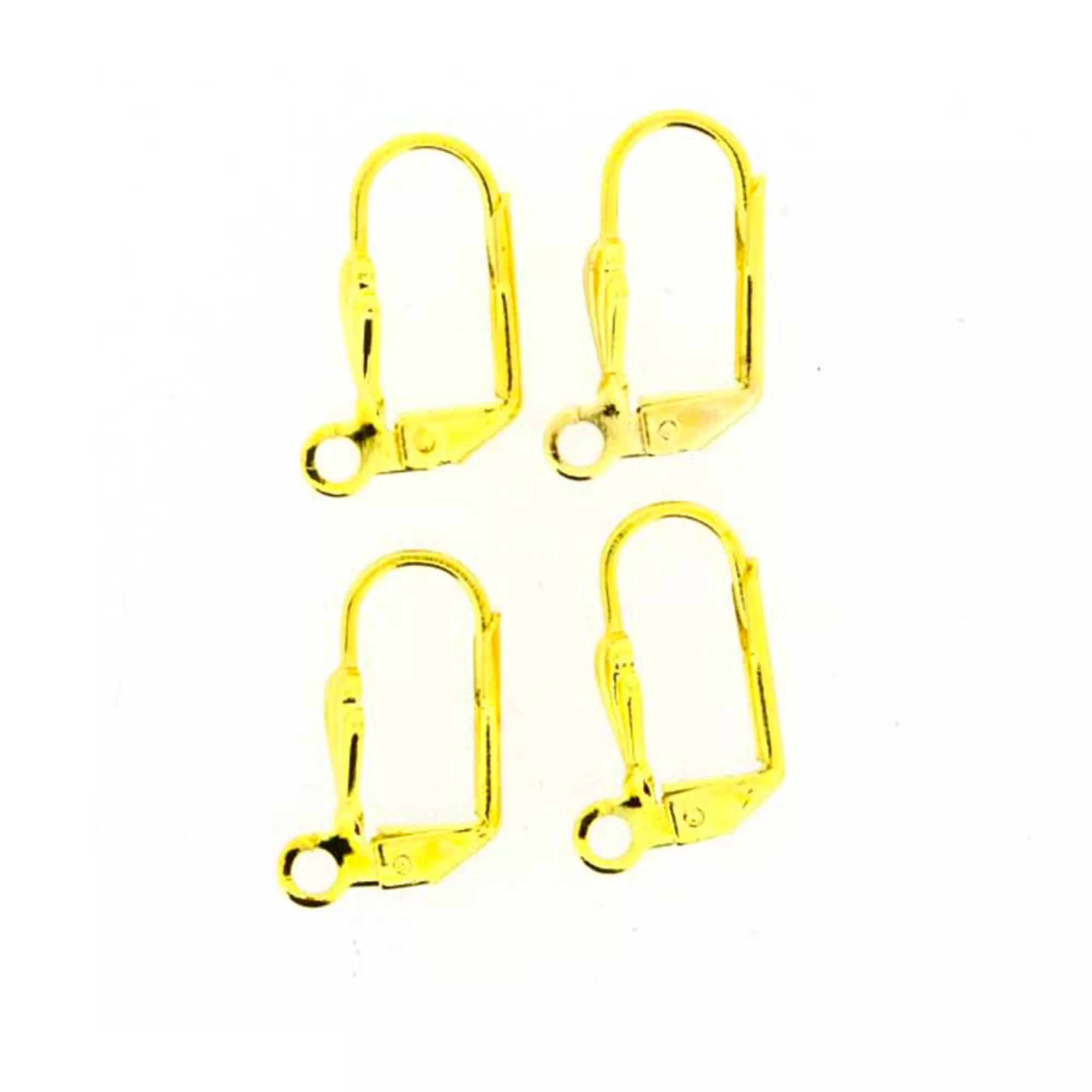 Pracht Brisur mit Blatt goldfarbig