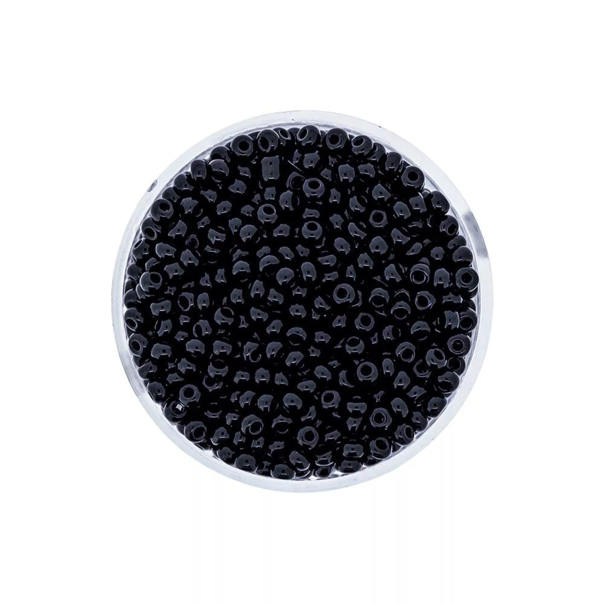 Pracht Rocailles schwarz satt