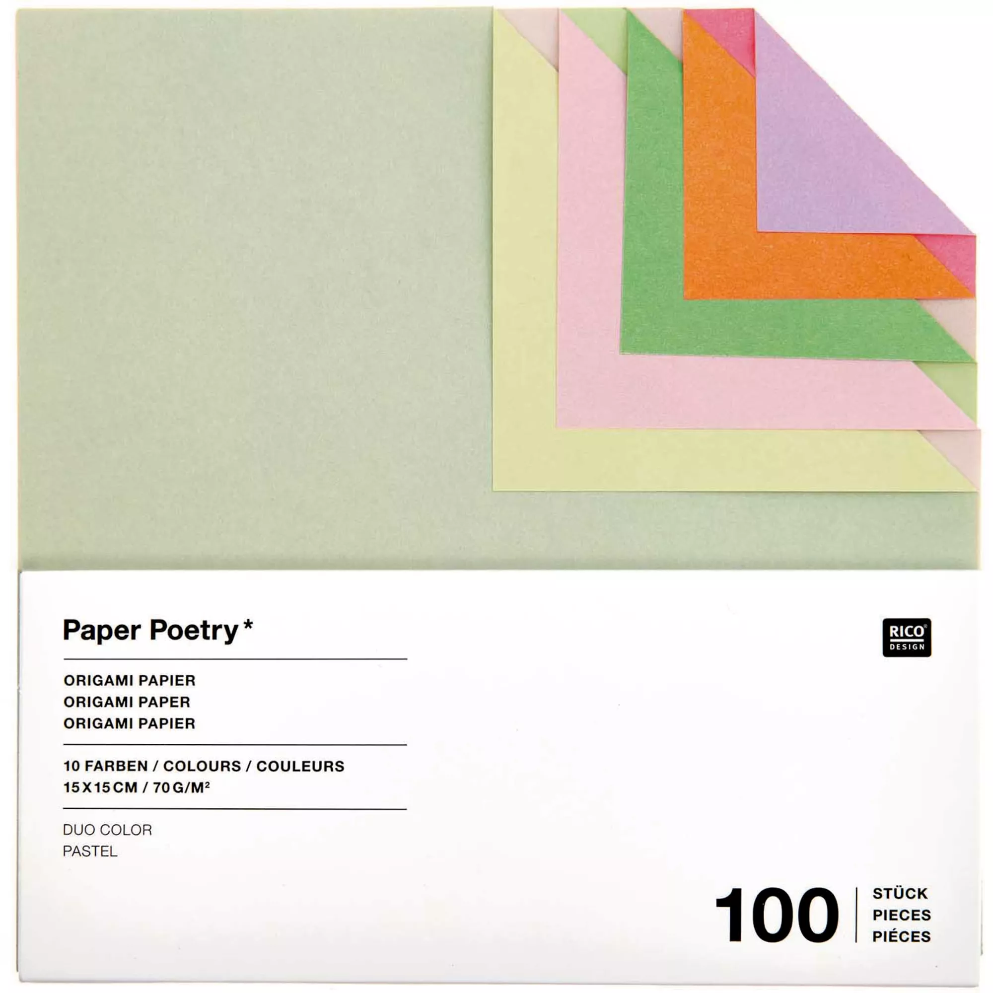 Rico Origami Duo Color, Pastel