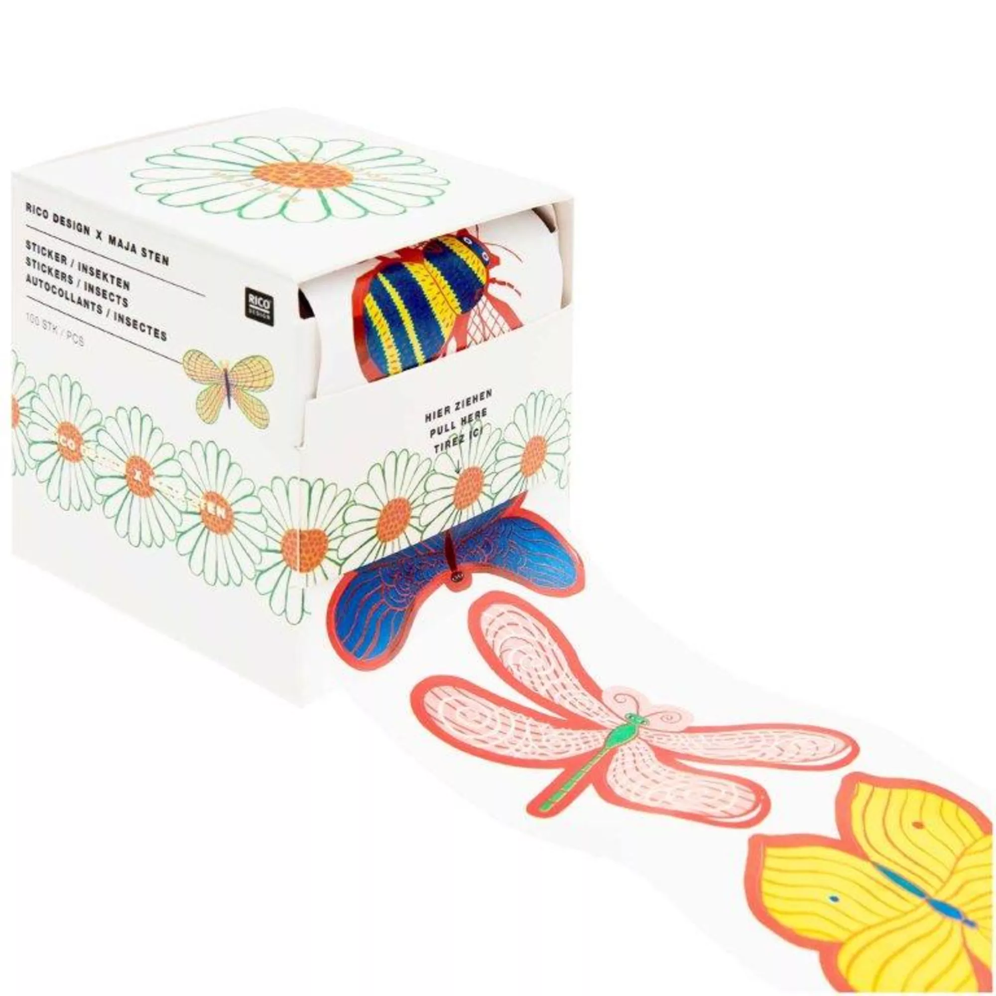 Rico Sticker Midsommar Magic, Insekten FSC MIX