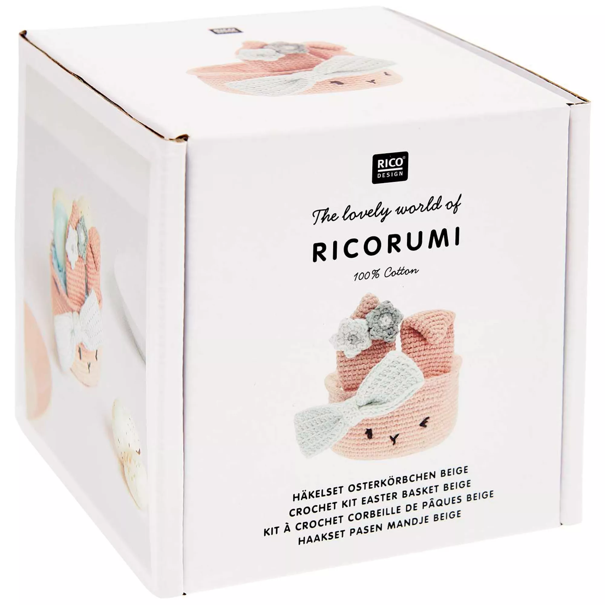 Rico Creative Ricorumi Set Oster-Körbchen beige